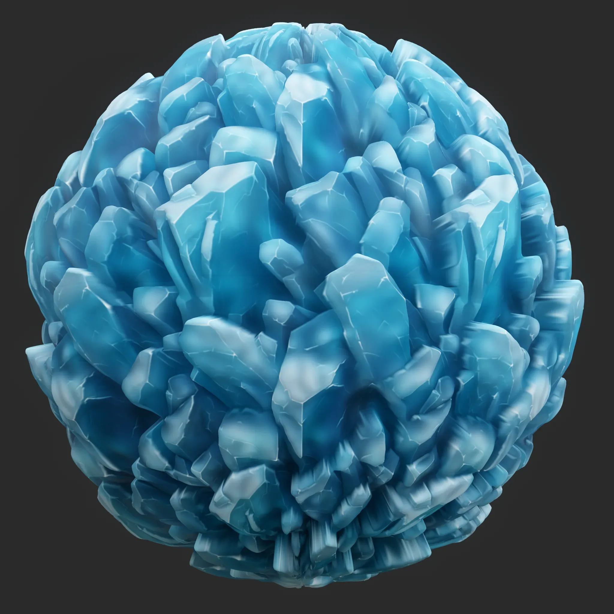 Stylized Crystal Seamless Texture