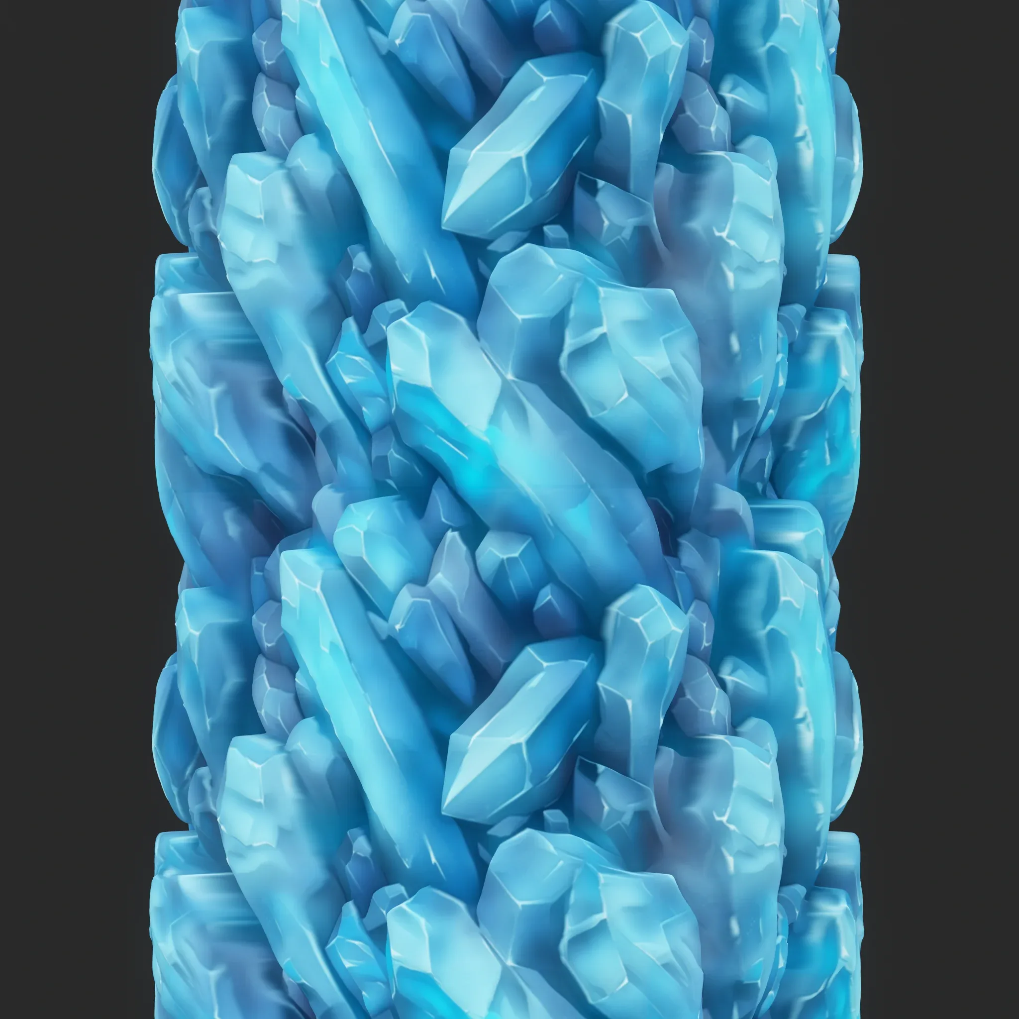 Stylized Crystal Seamless Texture