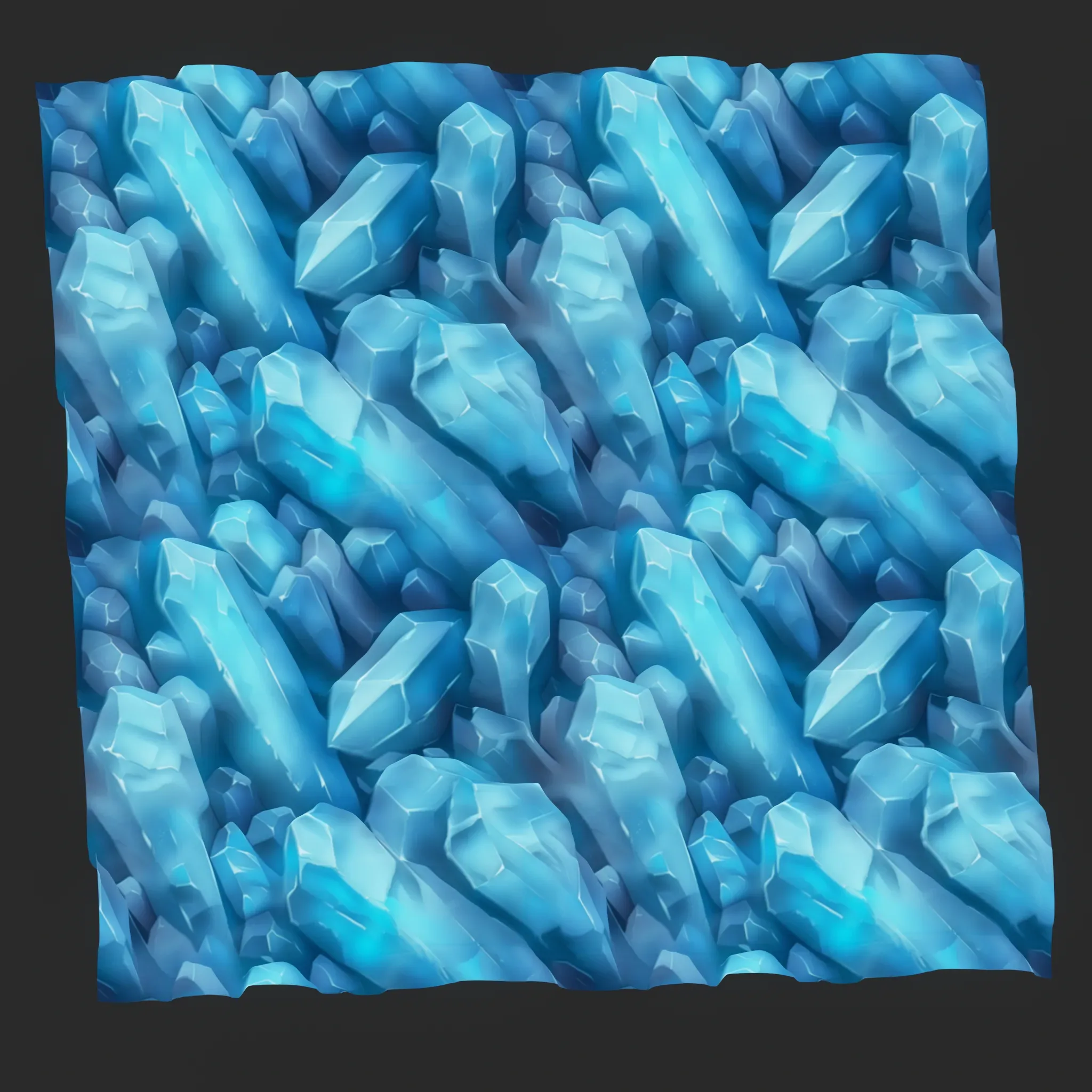 Stylized Crystal Seamless Texture