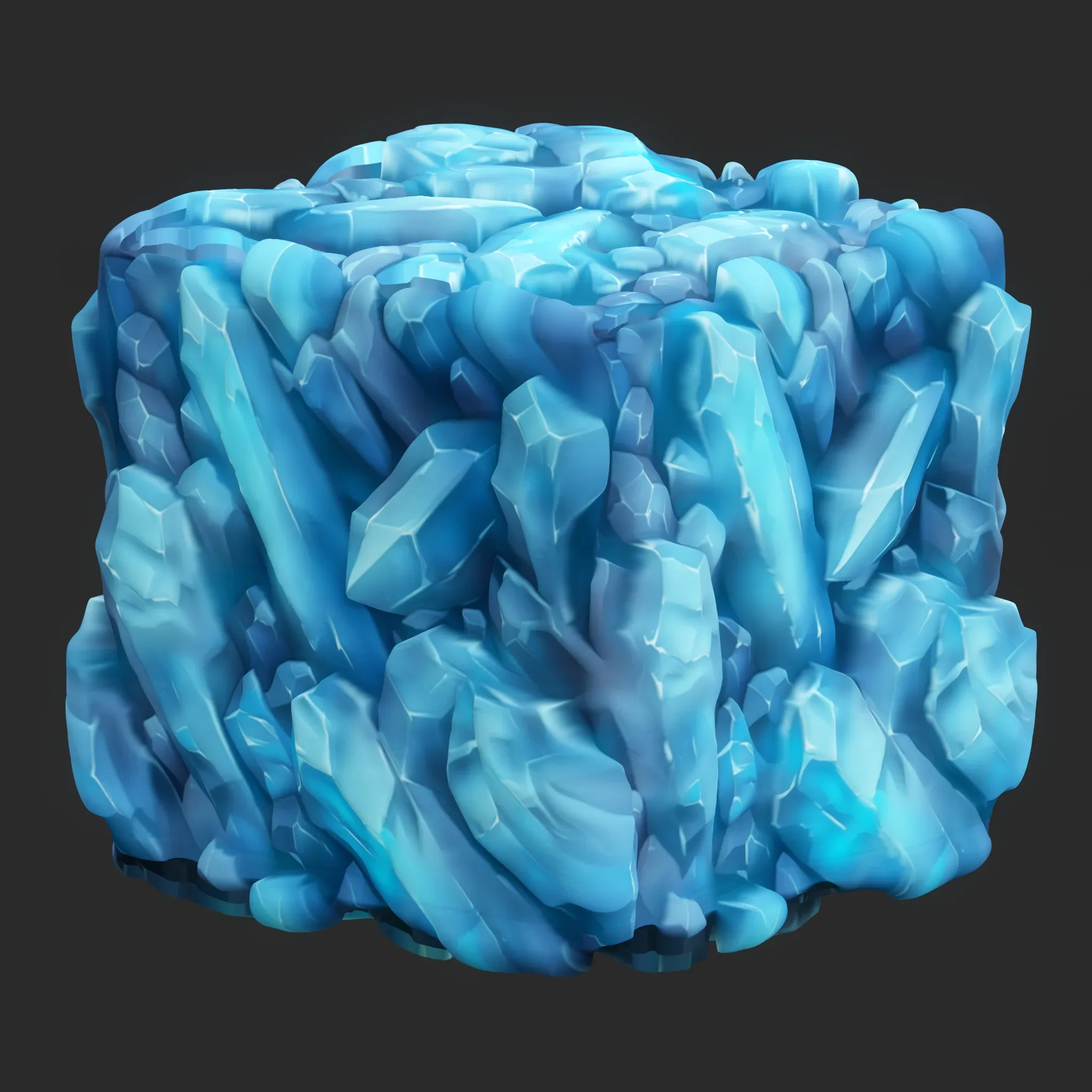 Stylized Crystal Seamless Texture