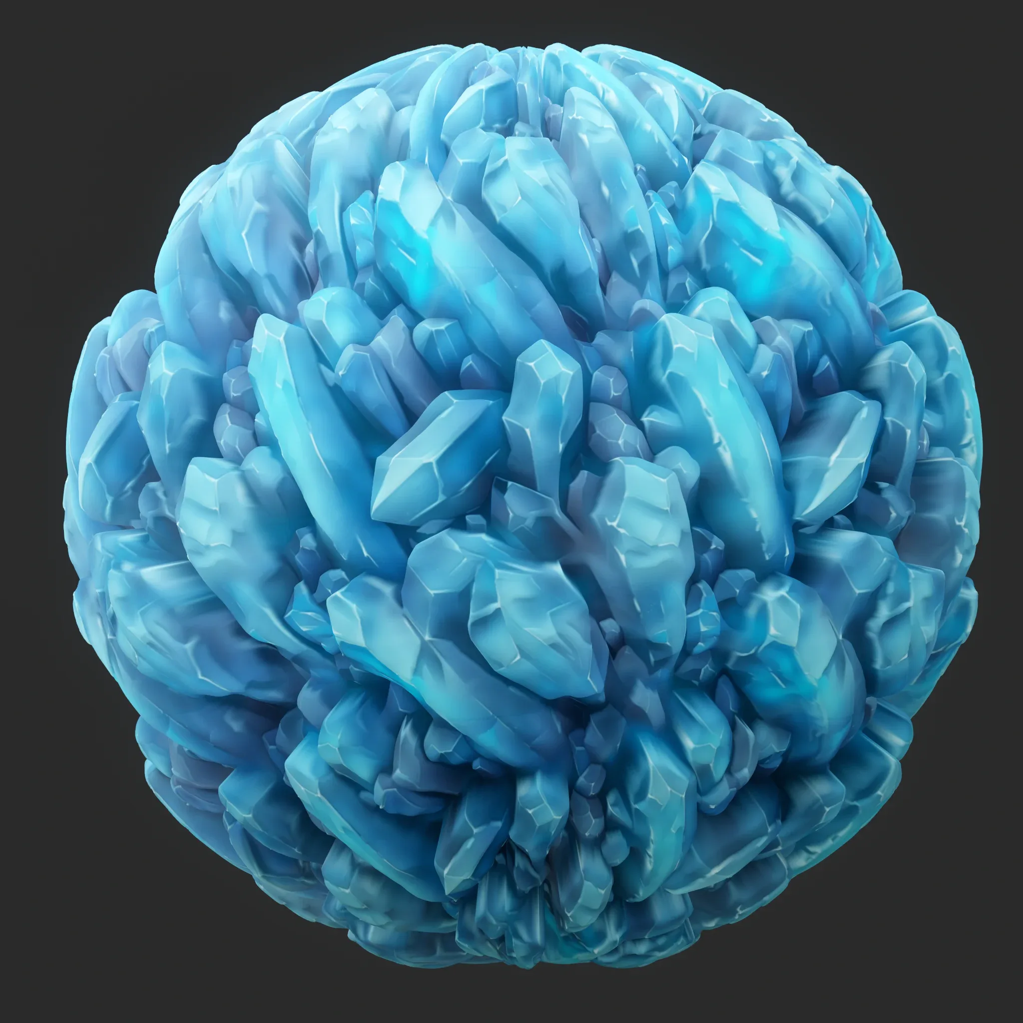 Stylized Crystal Seamless Texture