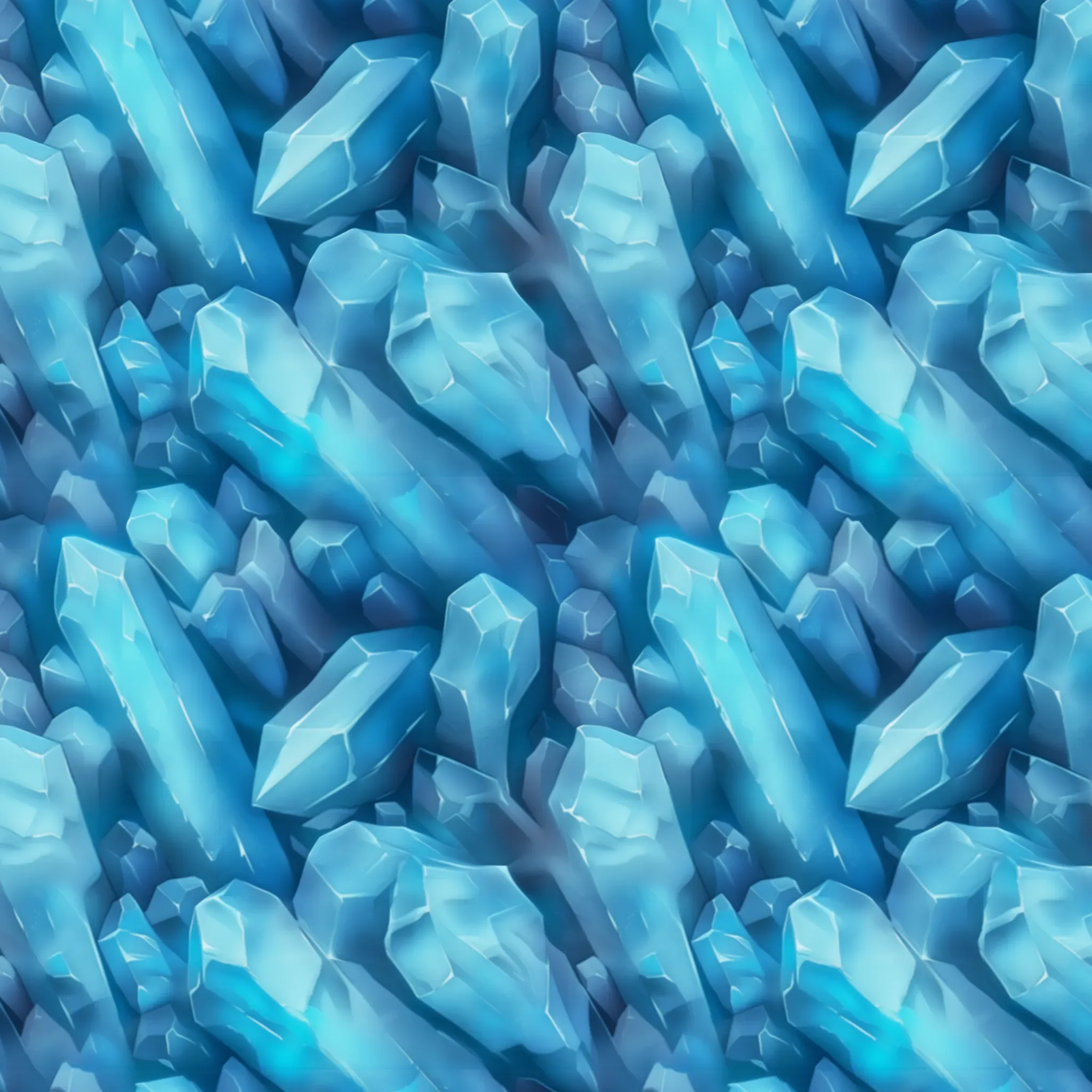 Stylized Crystal Seamless Texture