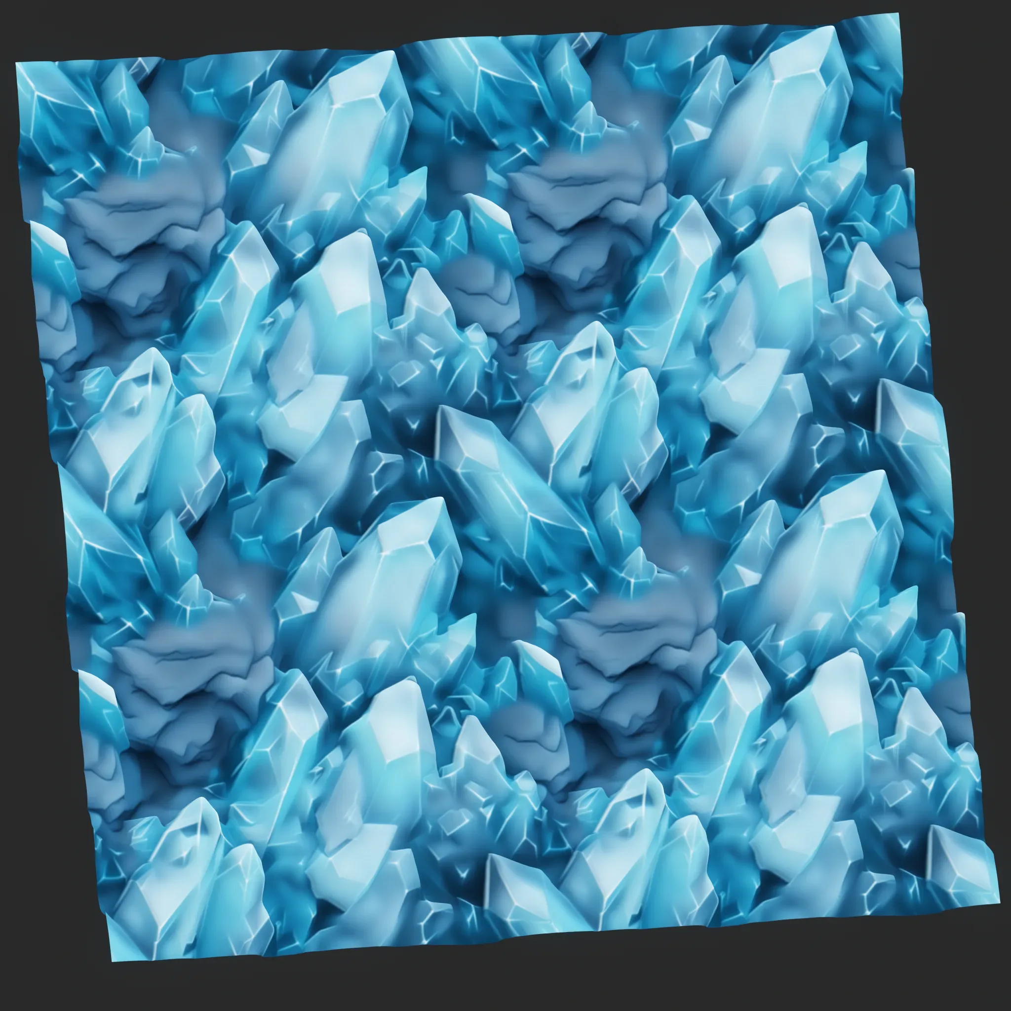 Stylized Crystal Seamless Texture