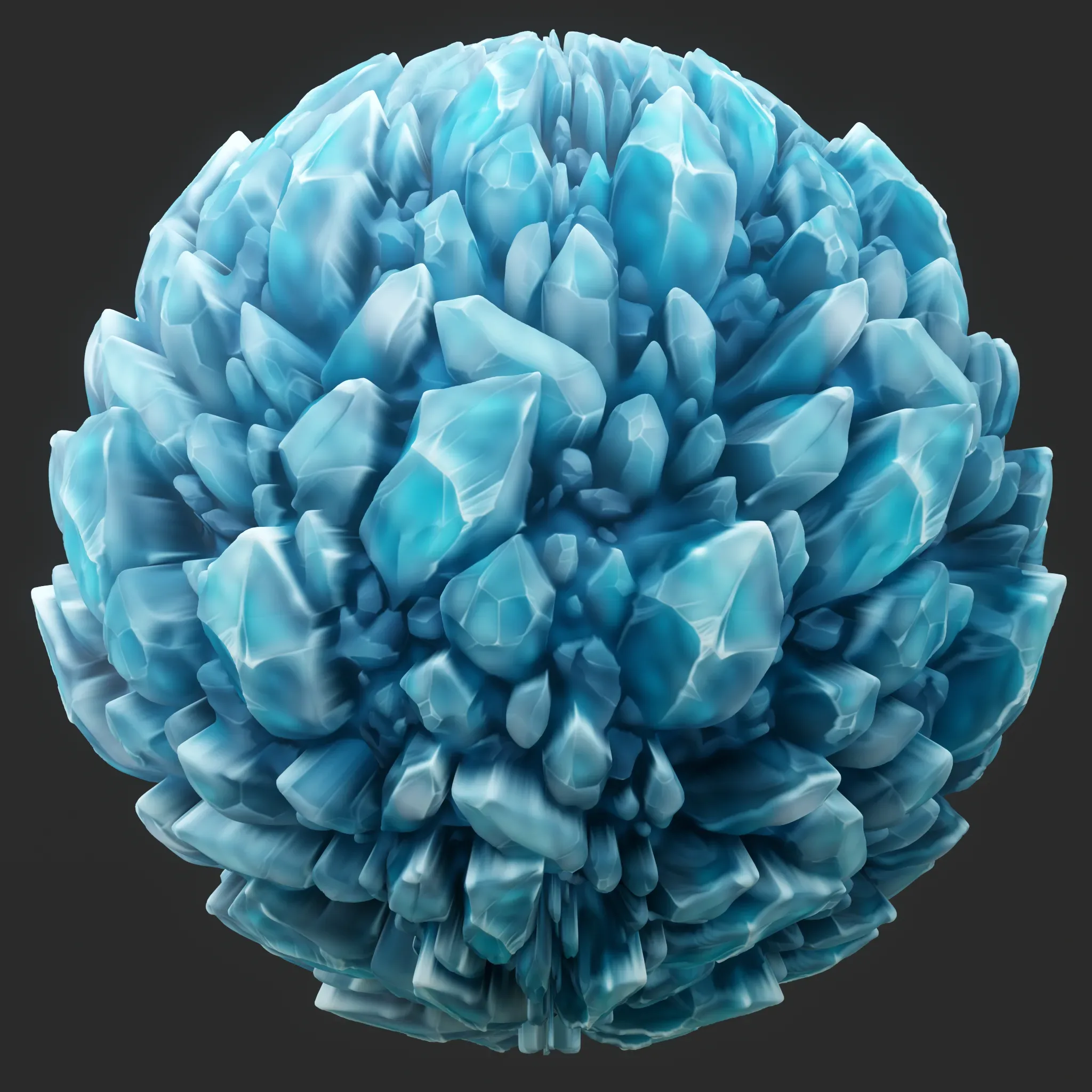 Stylized Crystal Seamless Texture