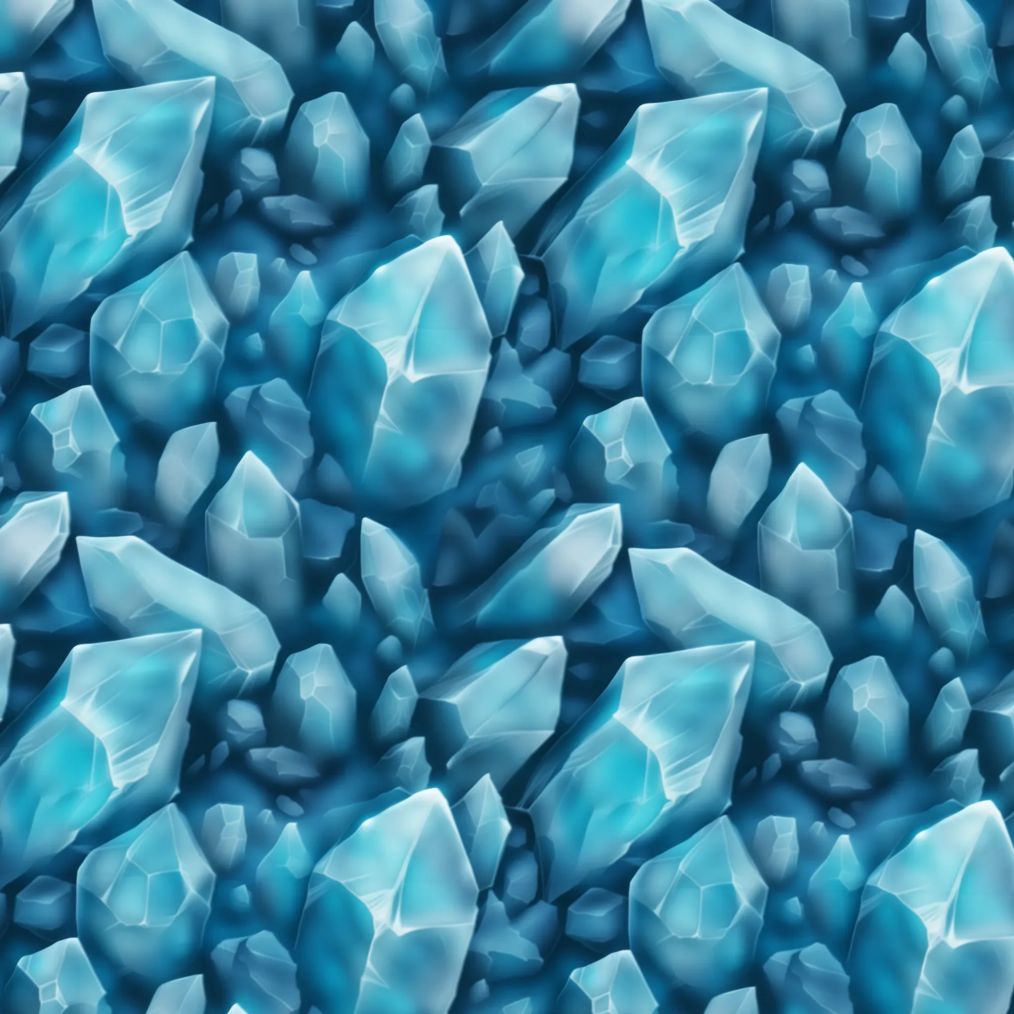 Stylized Crystal Seamless Texture