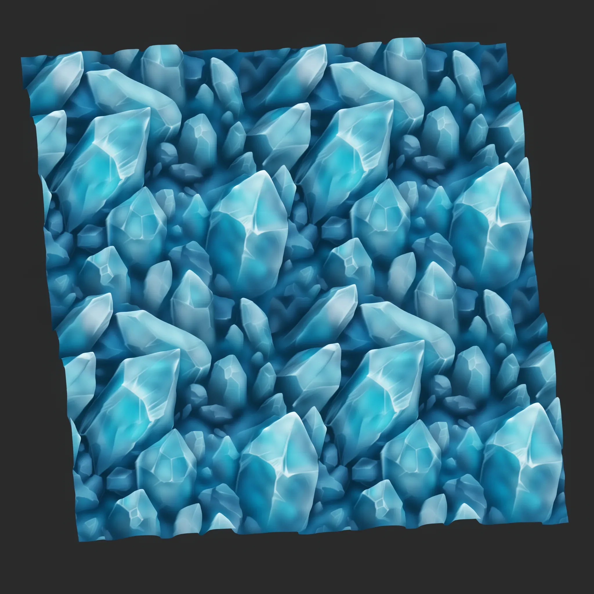 Stylized Crystal Seamless Texture