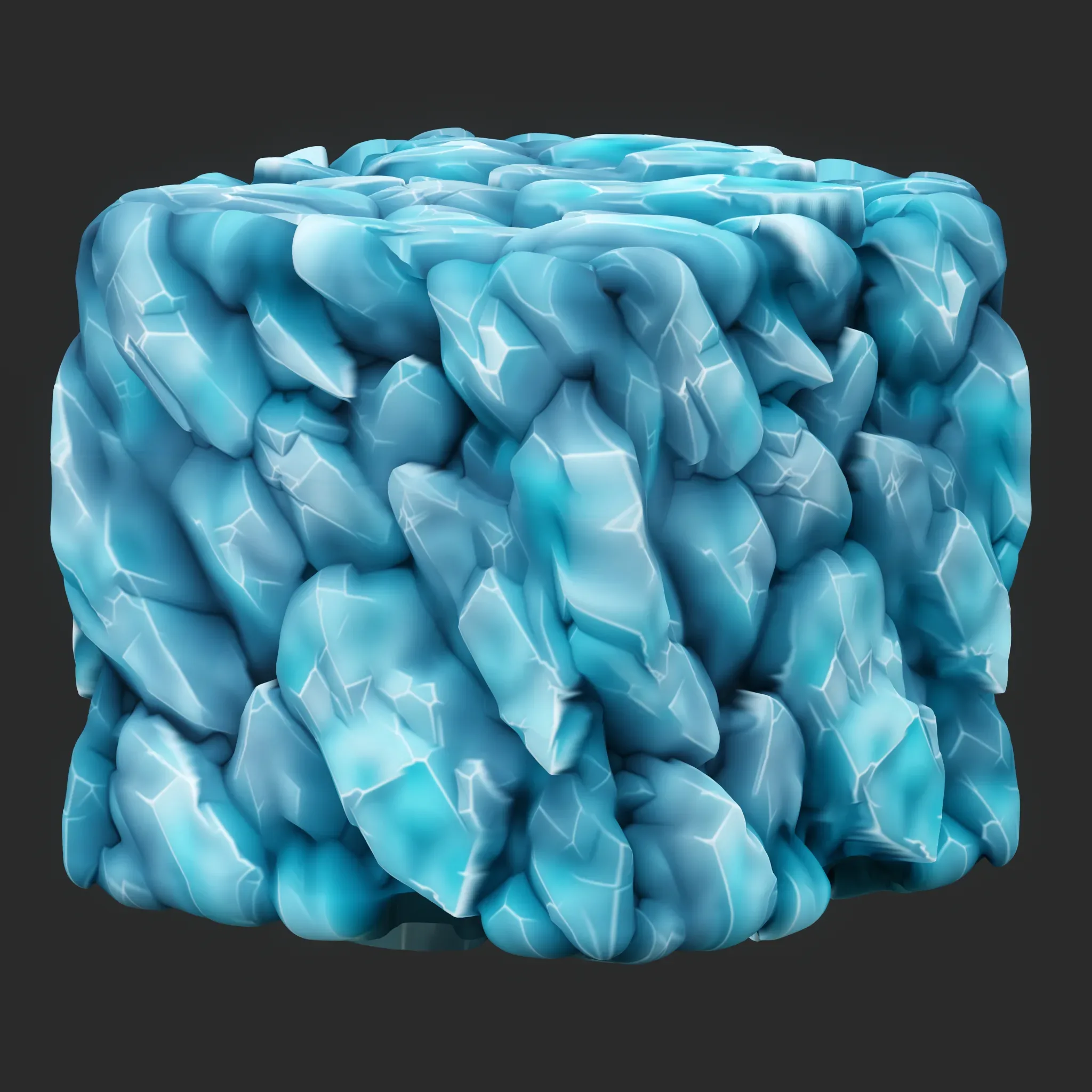 Stylized Crystal Seamless Texture