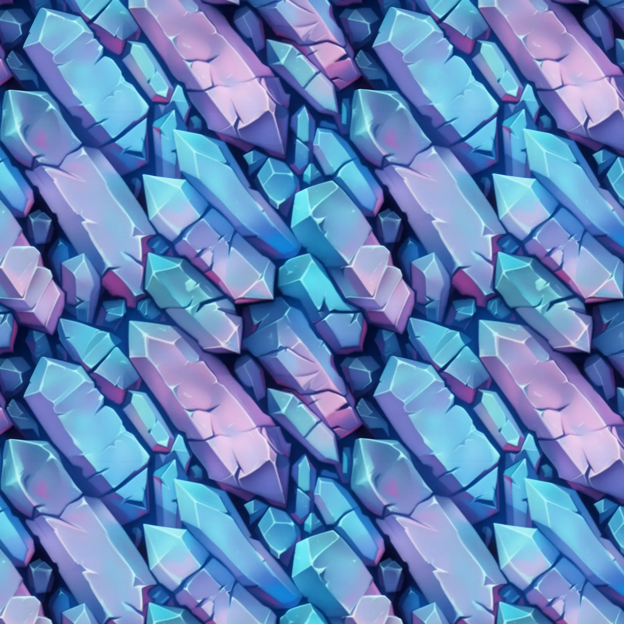 Stylized Crystal Seamless Texture