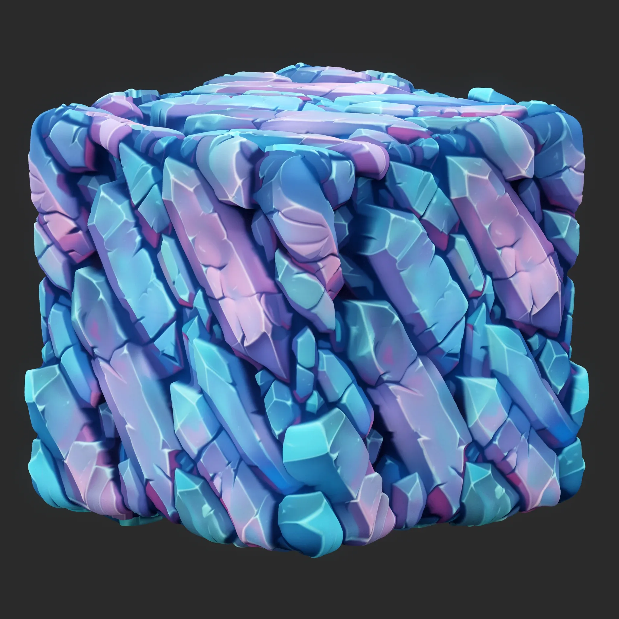 Stylized Crystal Seamless Texture