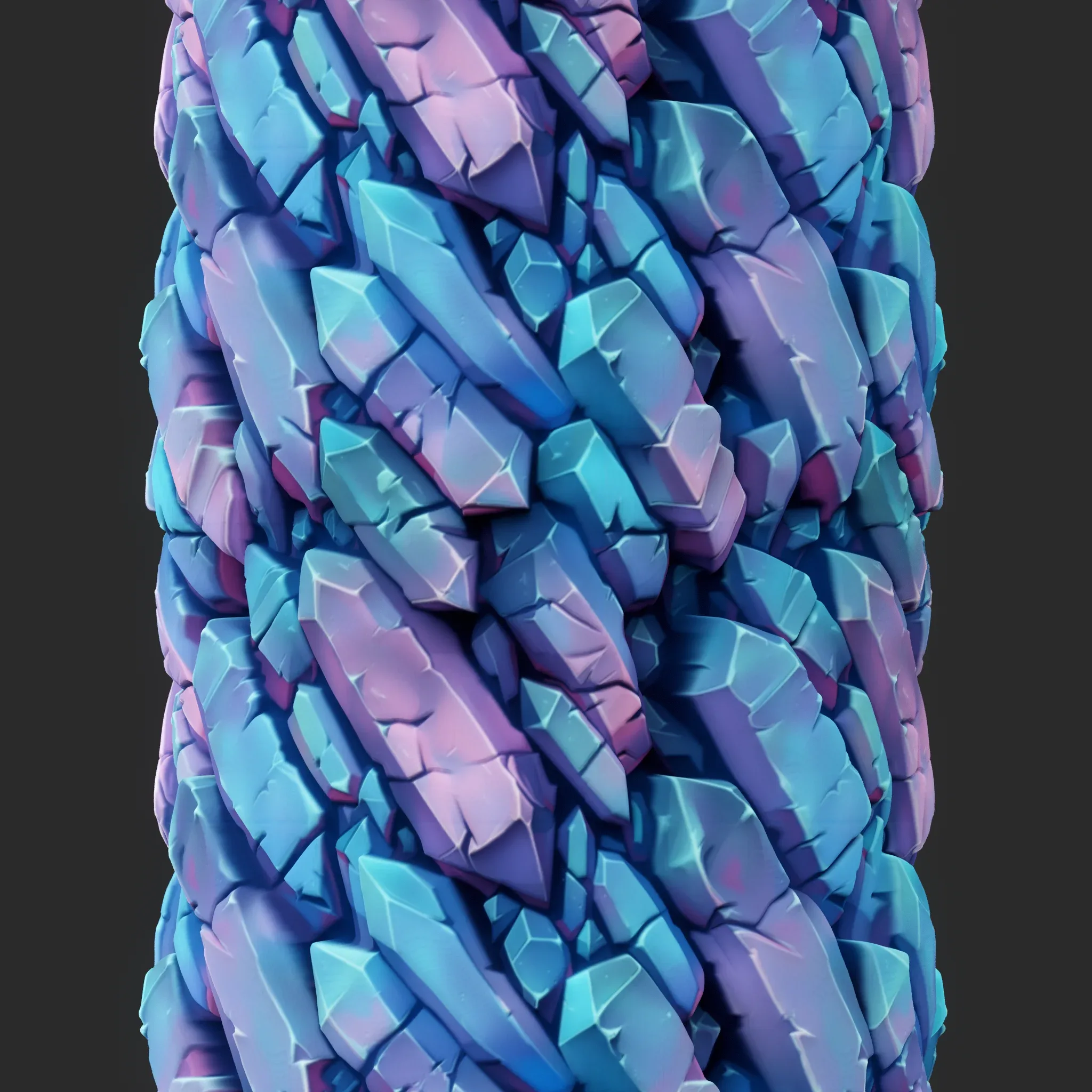 Stylized Crystal Seamless Texture