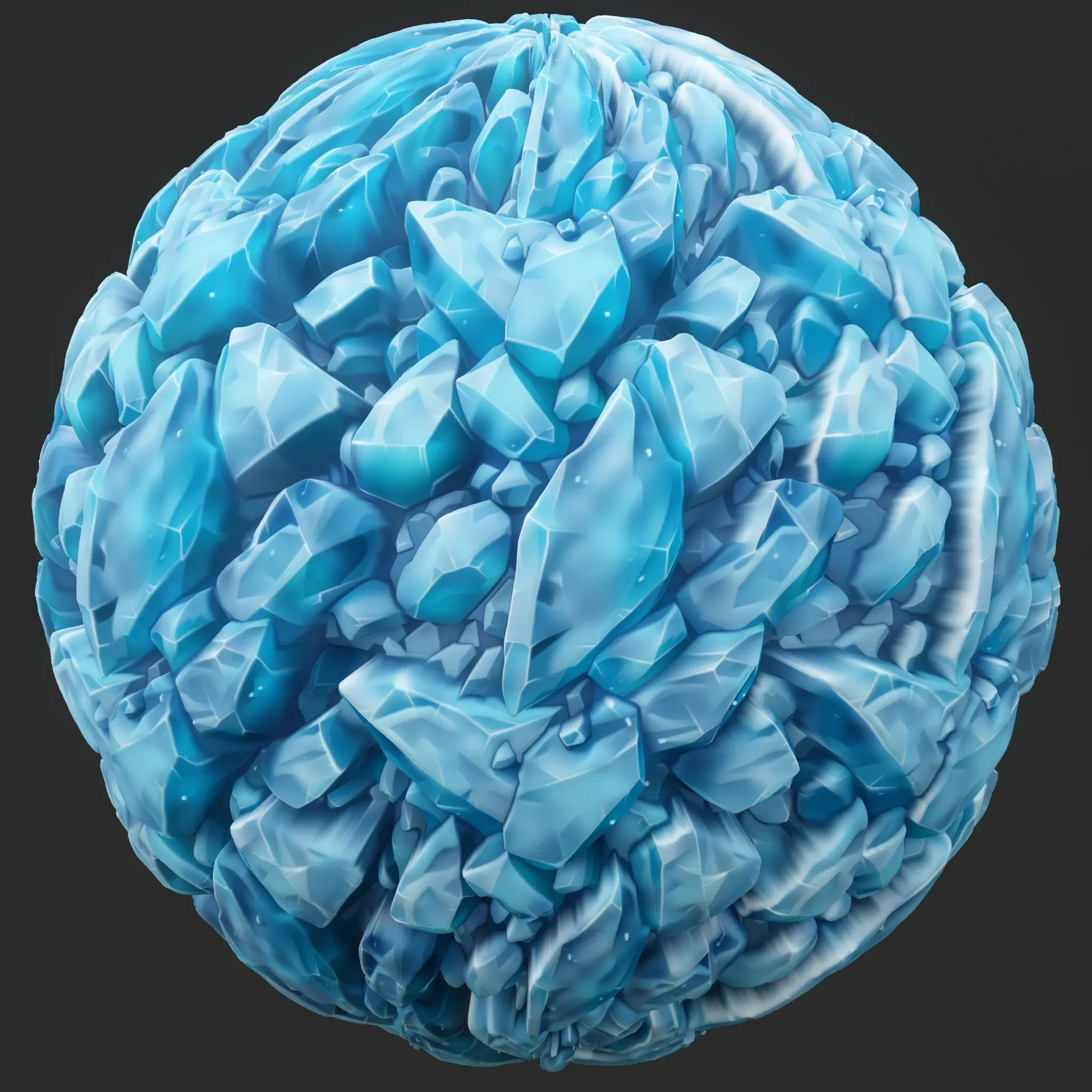 Stylized Crystal Seamless Texture