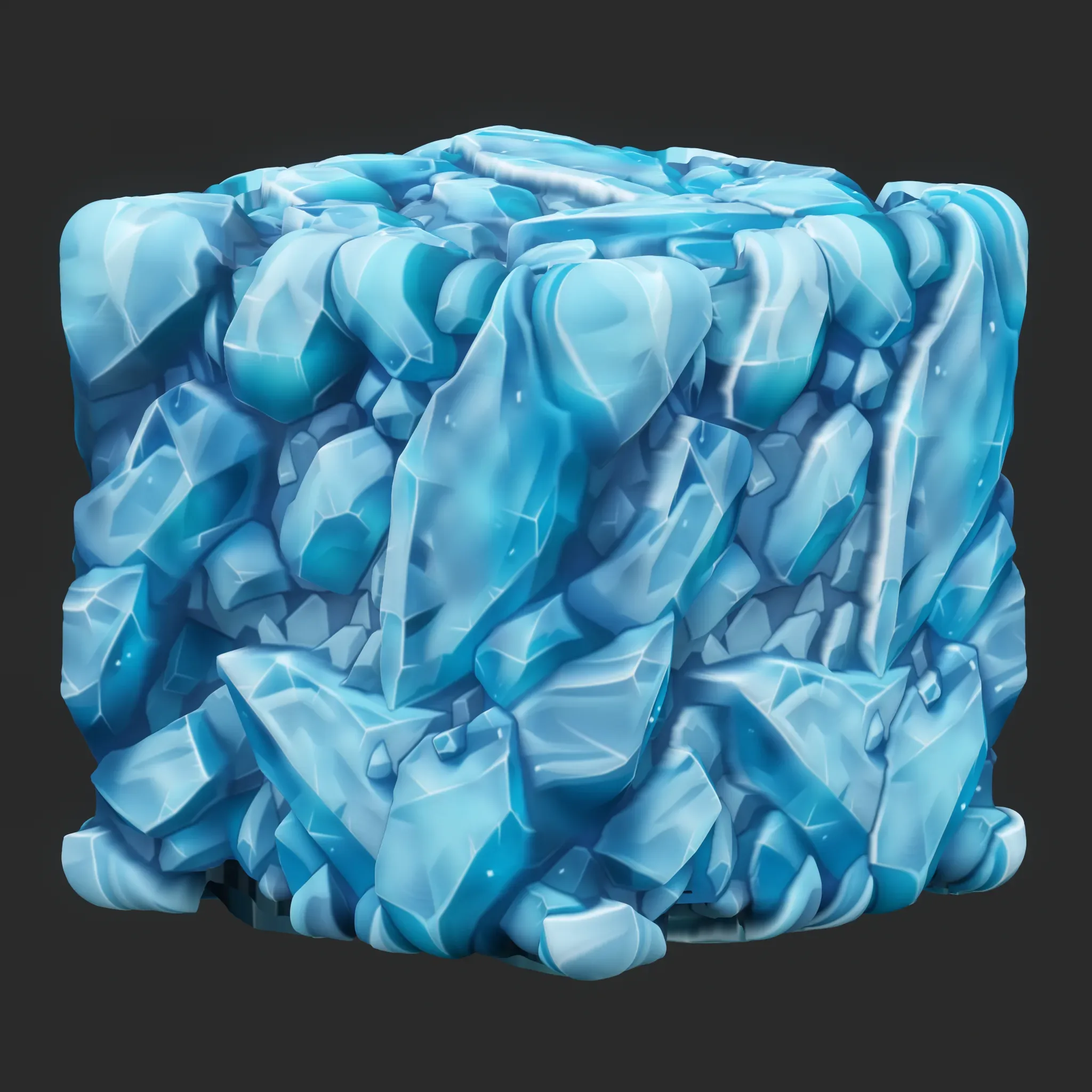 Stylized Crystal Seamless Texture