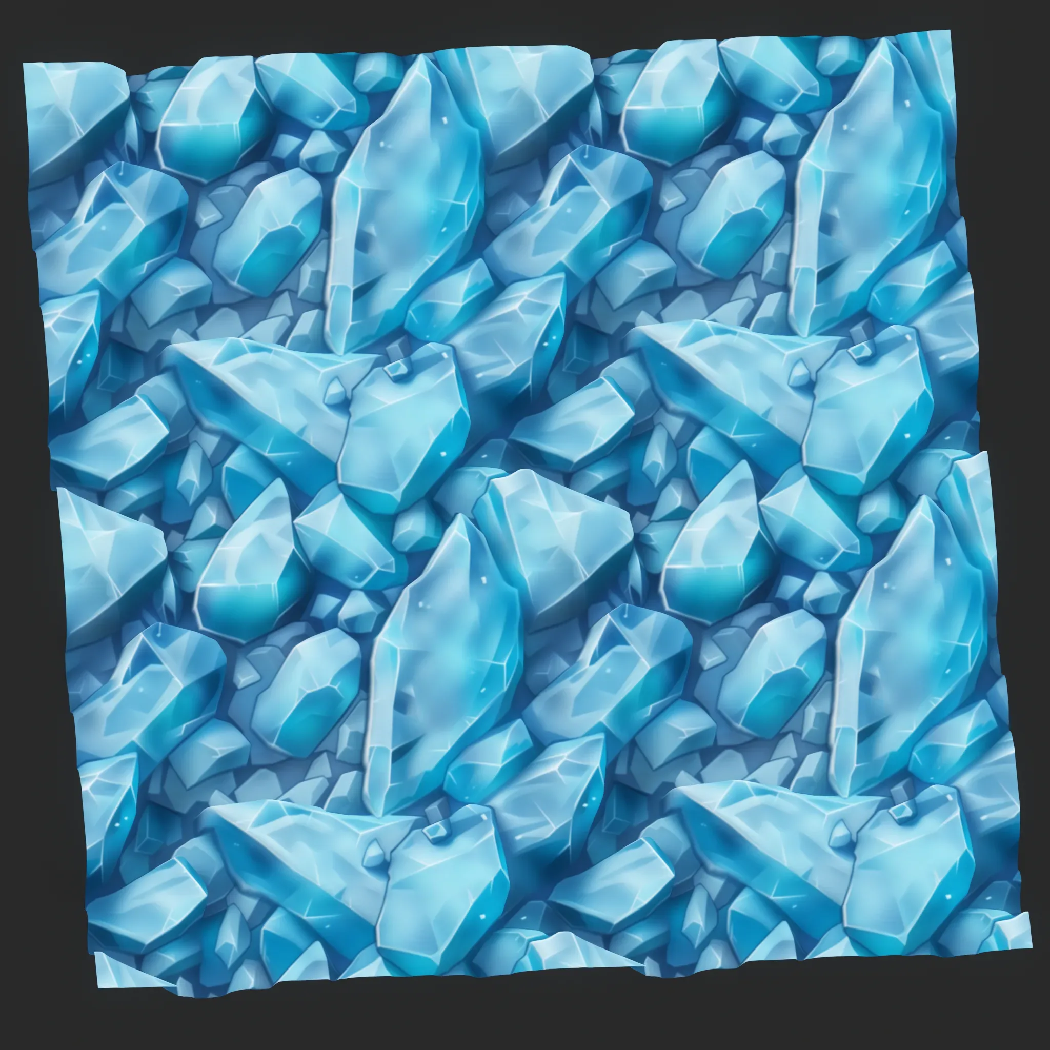 Stylized Crystal Seamless Texture