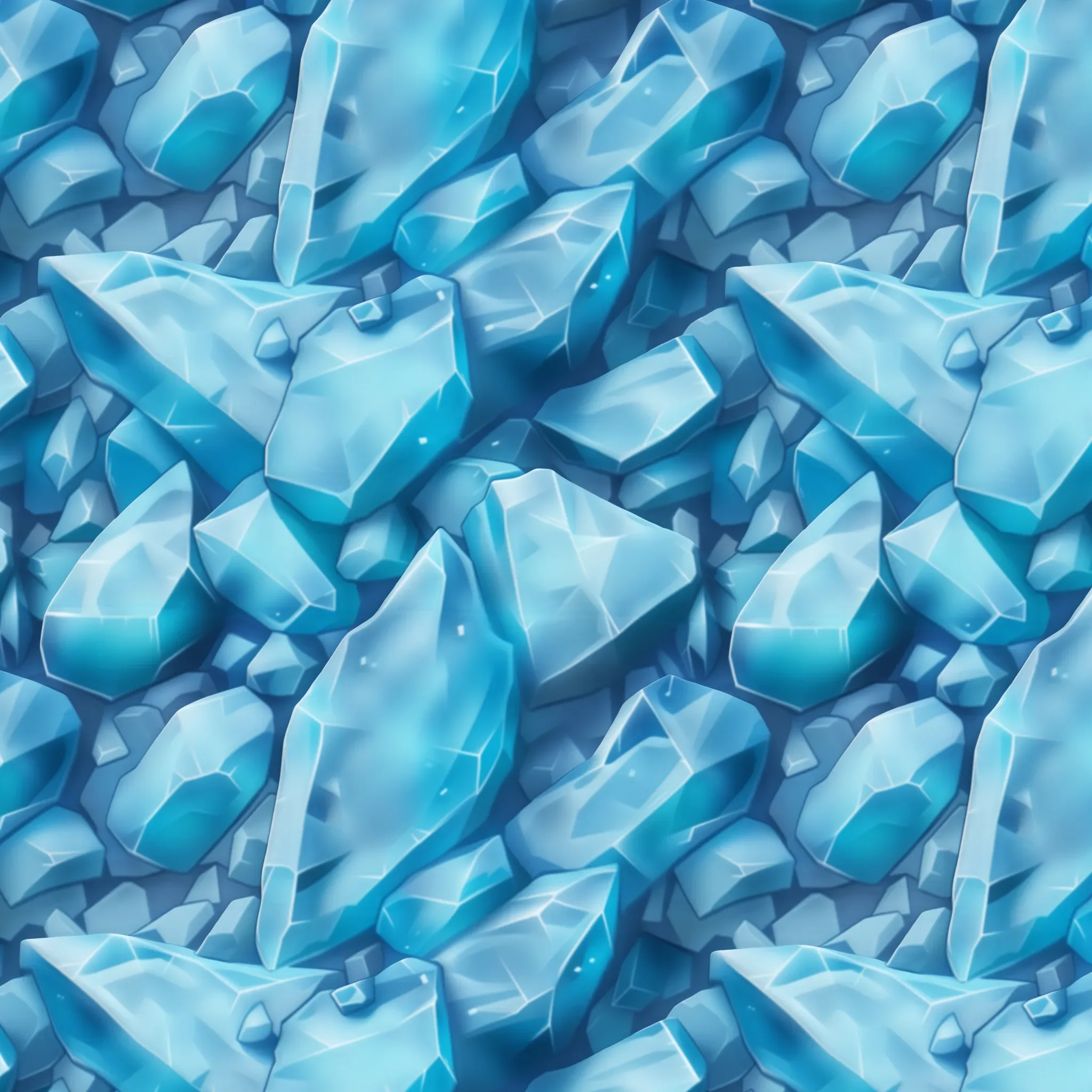 Stylized Crystal Seamless Texture