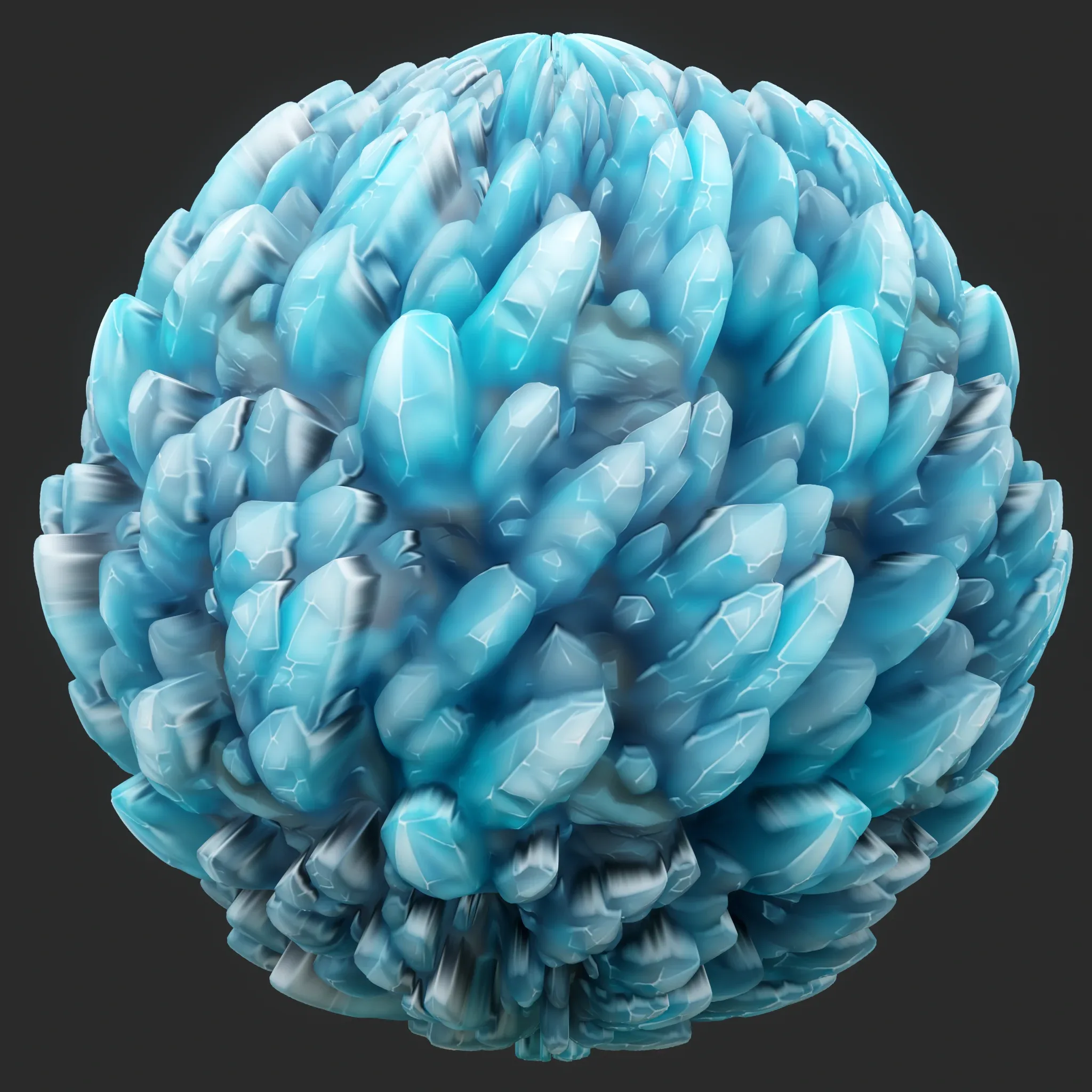 Stylized Crystal Seamless Texture