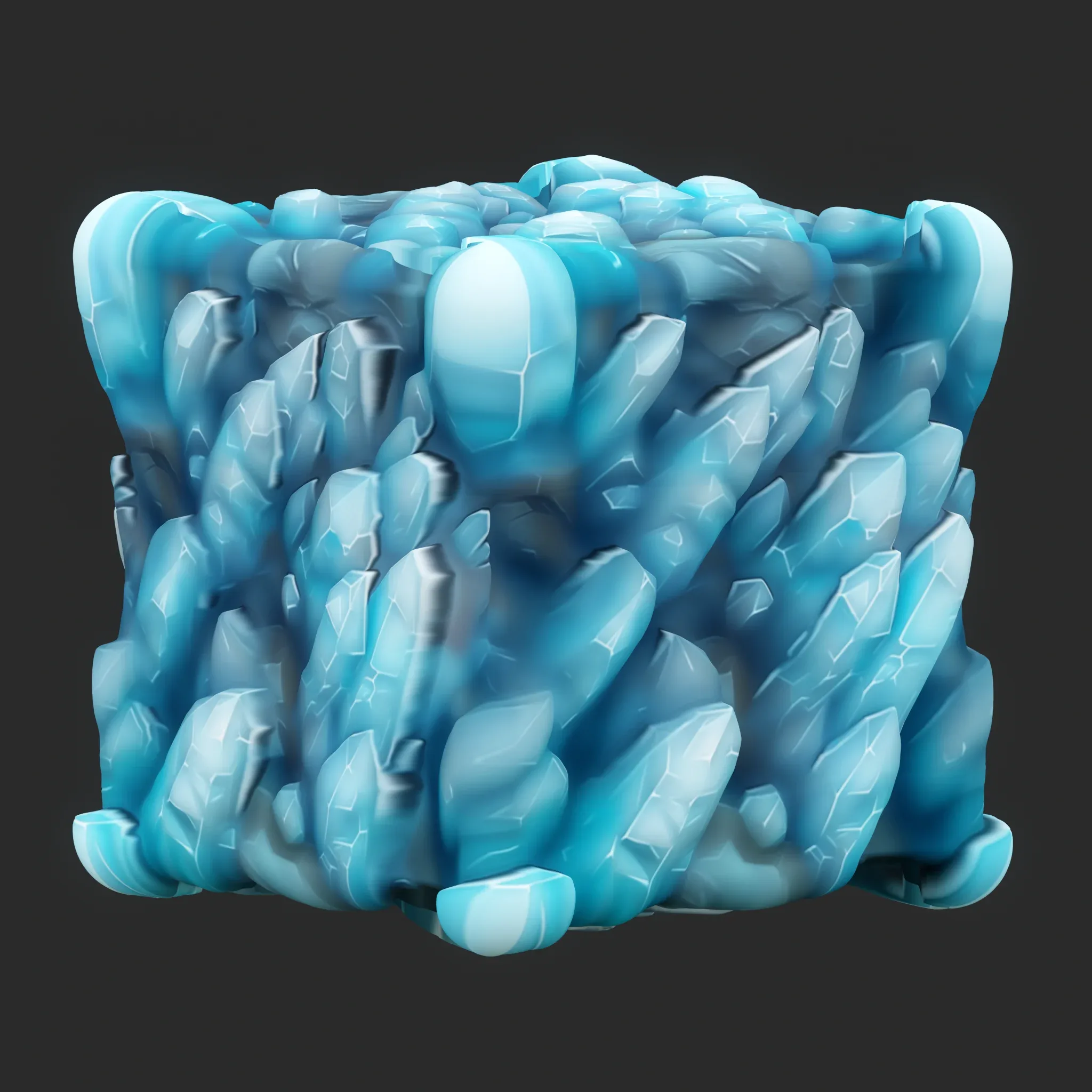 Stylized Crystal Seamless Texture