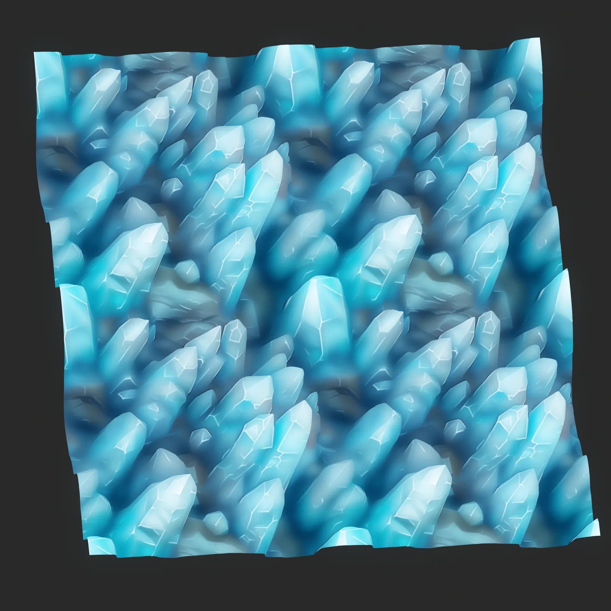 Stylized Crystal Seamless Texture