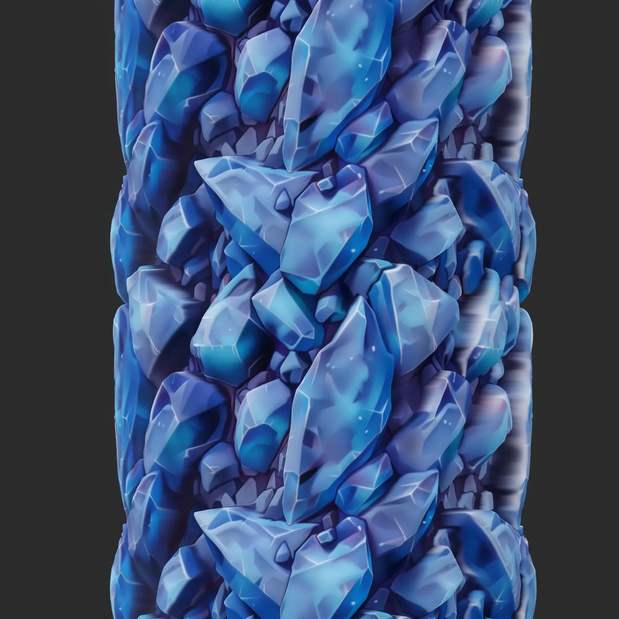 Stylized Crystal Seamless Texture