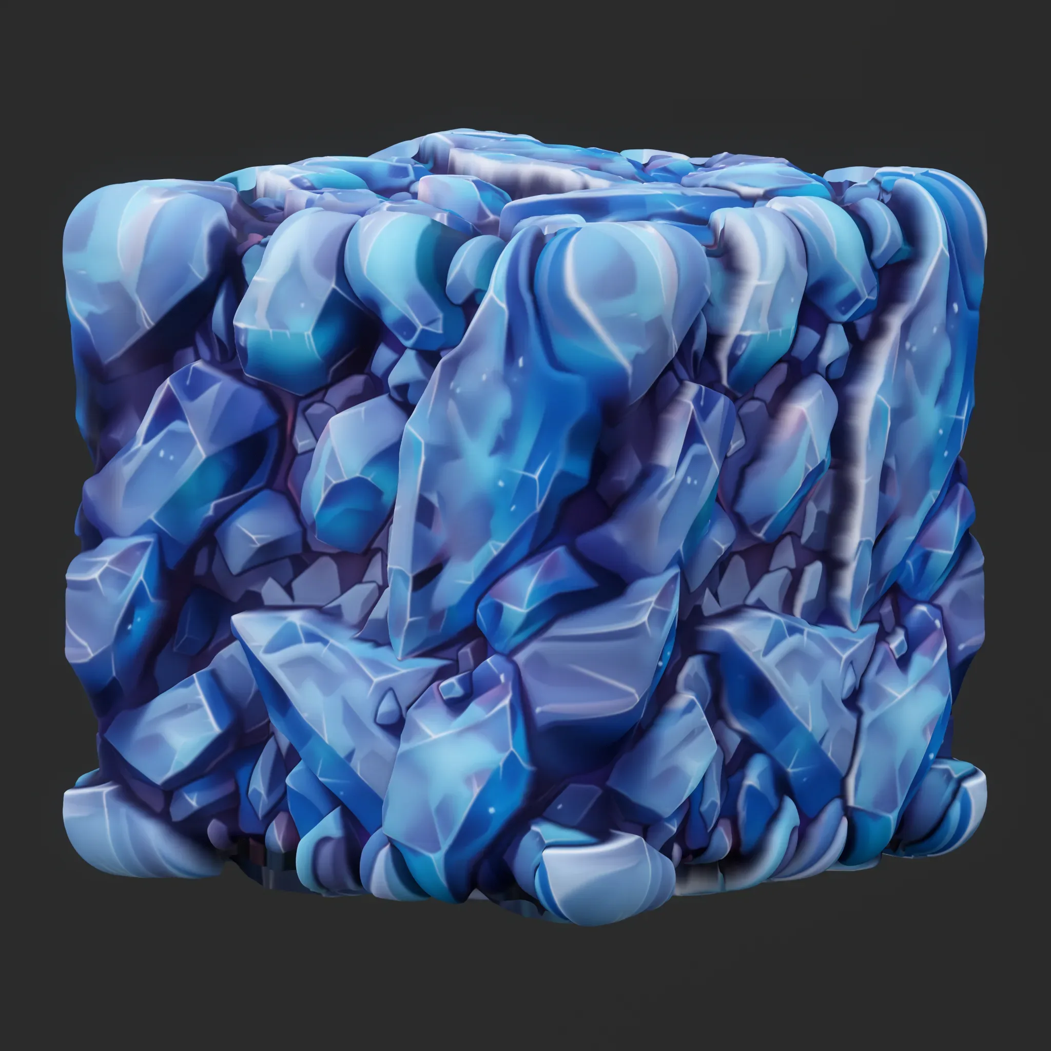 Stylized Crystal Seamless Texture