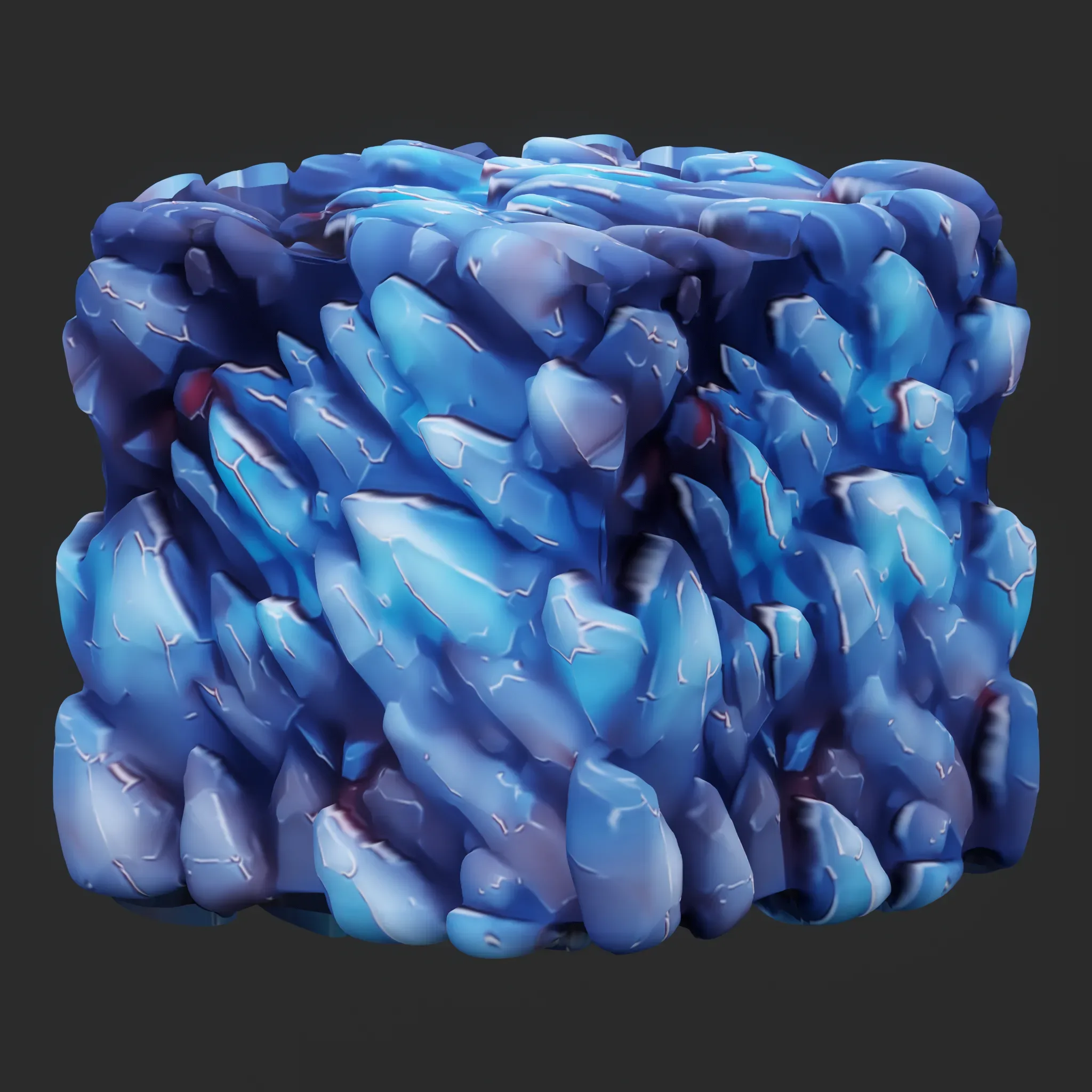 Stylized Crystal Seamless Texture