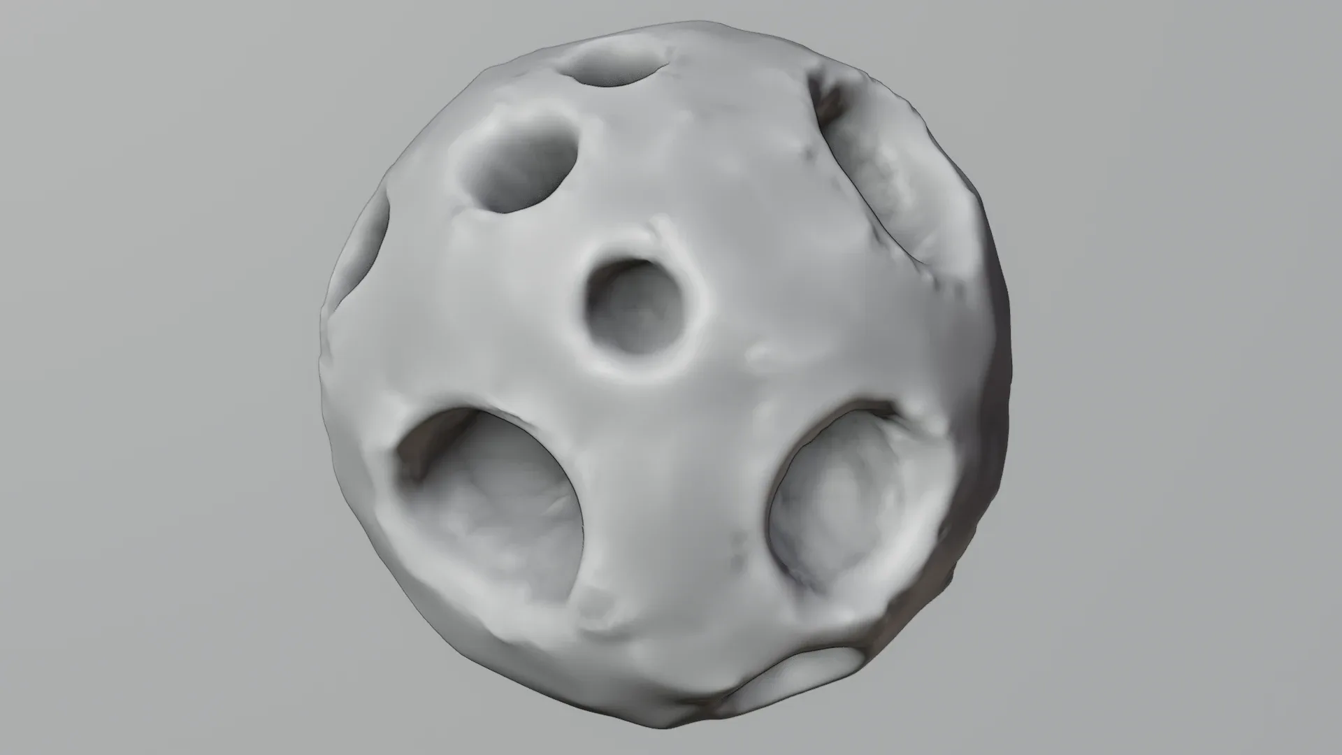 Asteroid 02 with Procedural Material