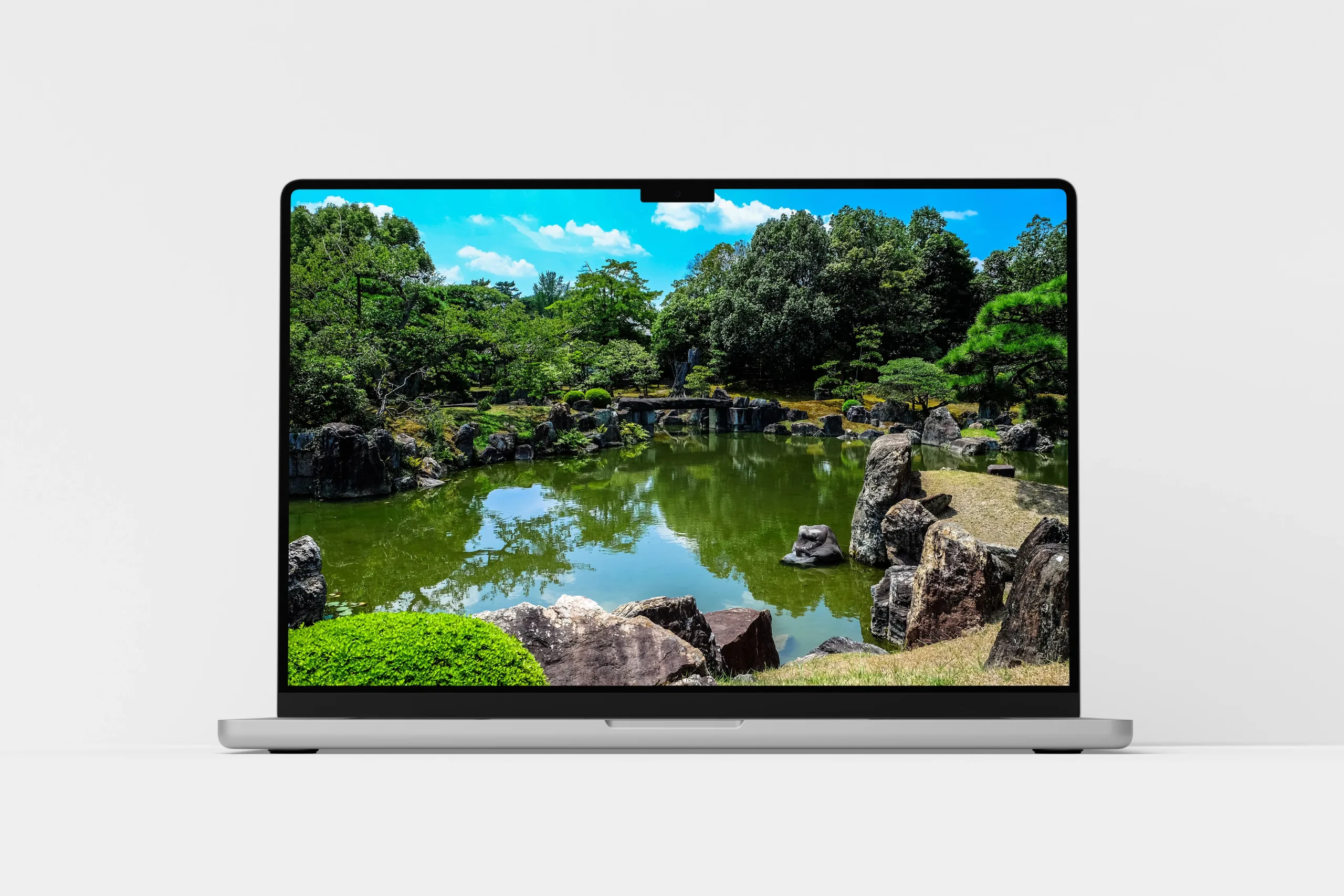 Laptop Macbook Pro, Mockup PSD Template