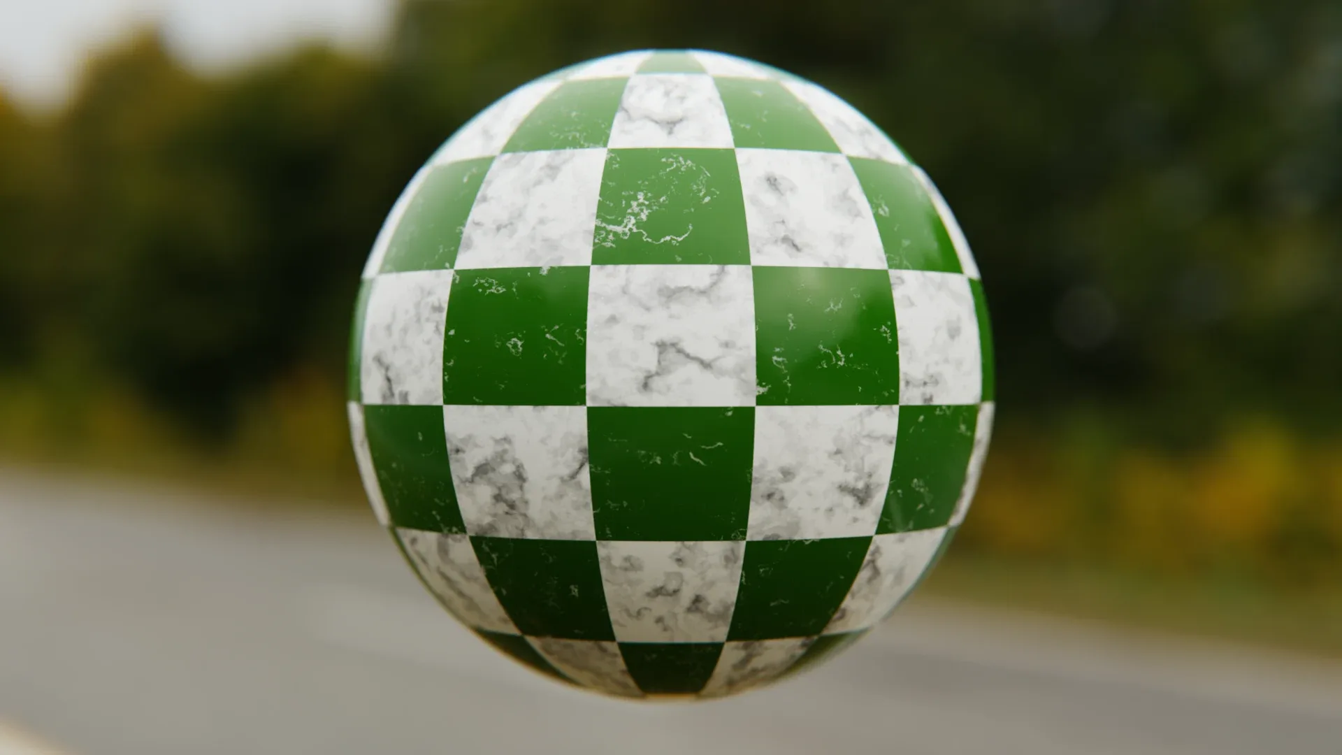 Procedural Checkered Marble Floor