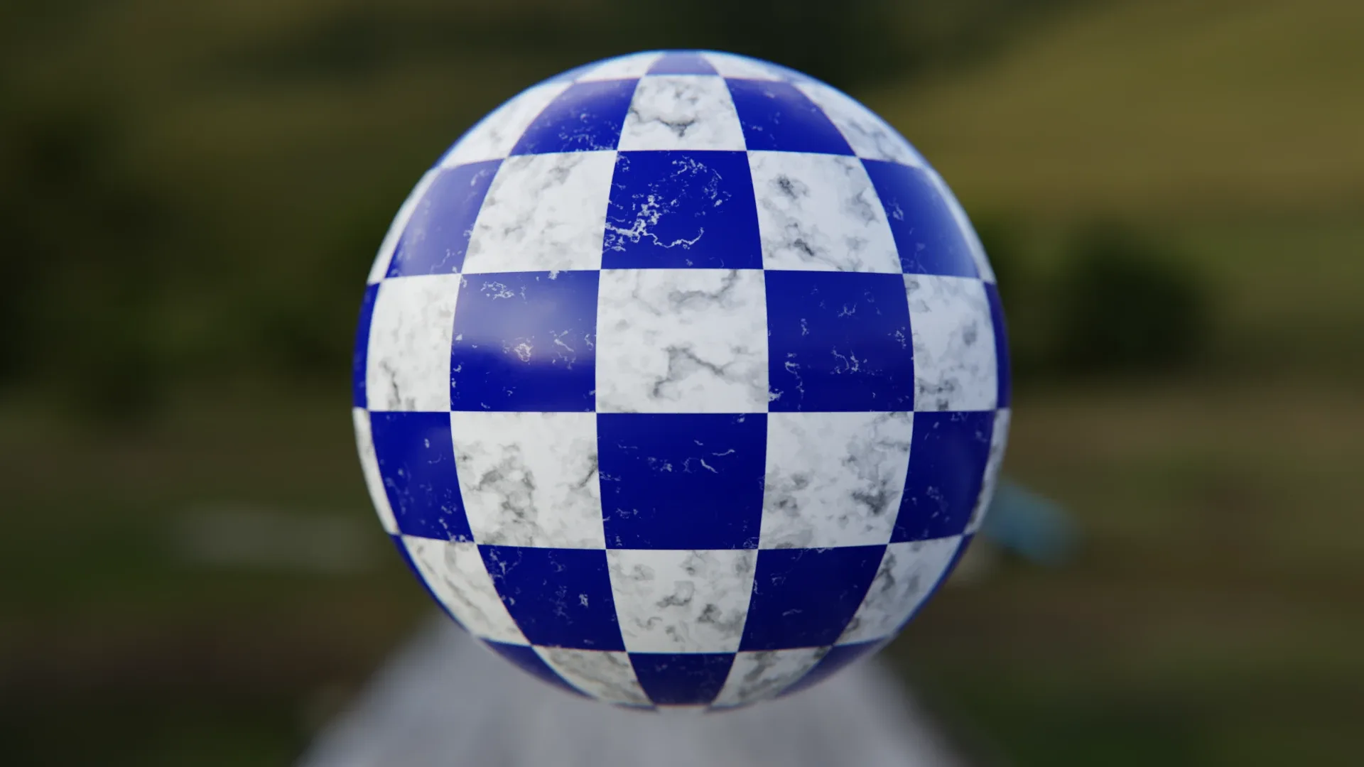 Procedural Checkered Marble Floor