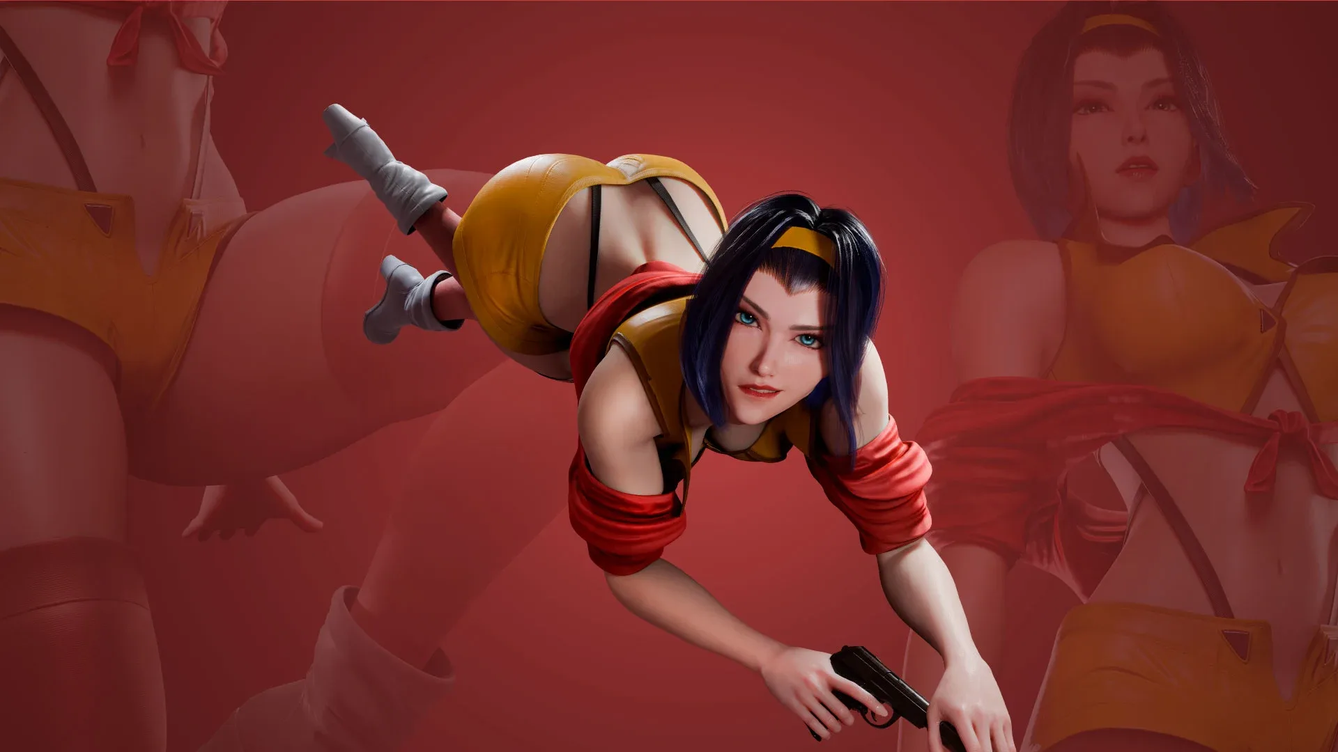 Faye Valentine - Cowboy Bebop - Game Ready 3D model - UE5 Low-poly 3D model