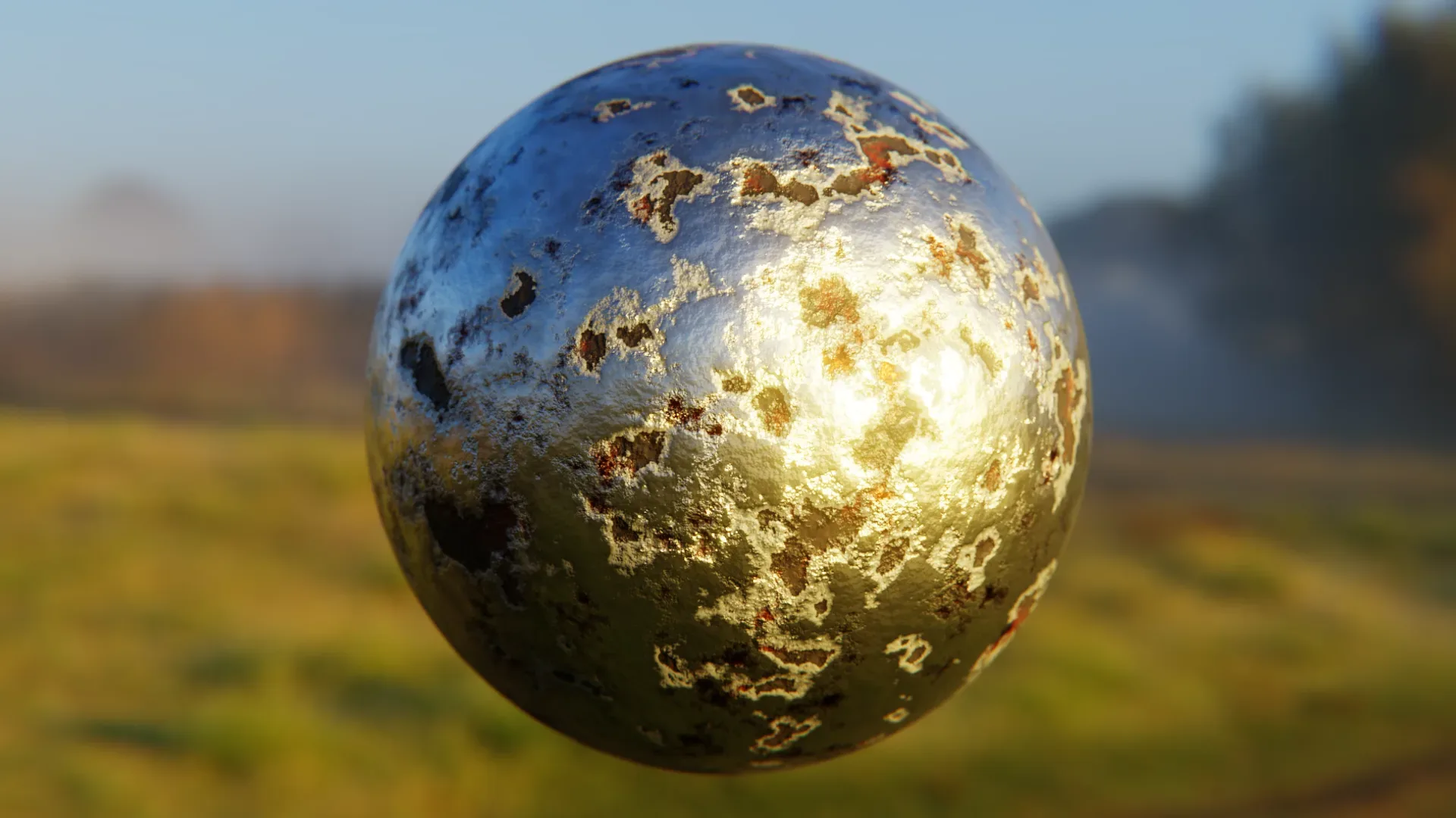 Procedural Damaged Metal