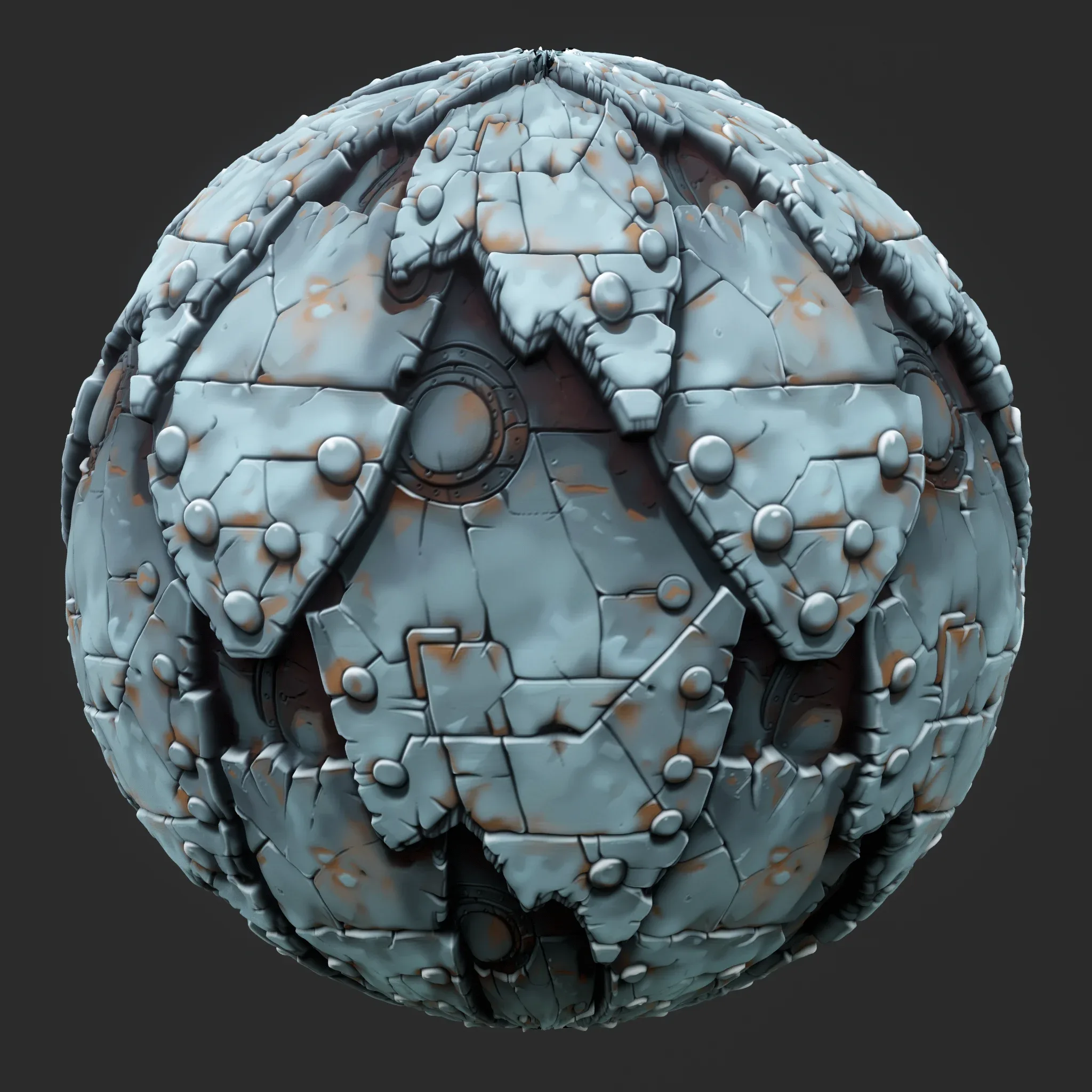 Stylized Metal Seamless Texture