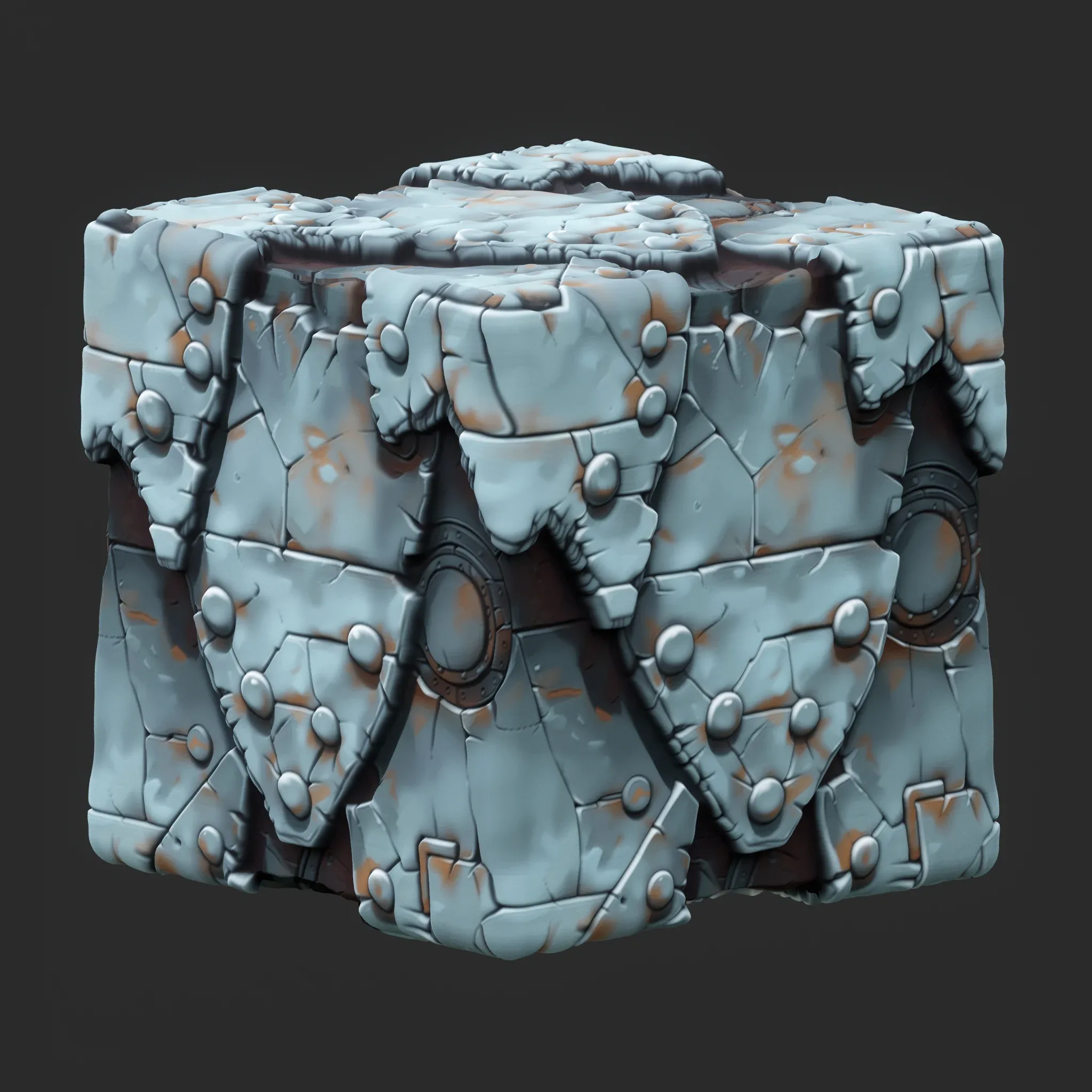 Stylized Metal Seamless Texture