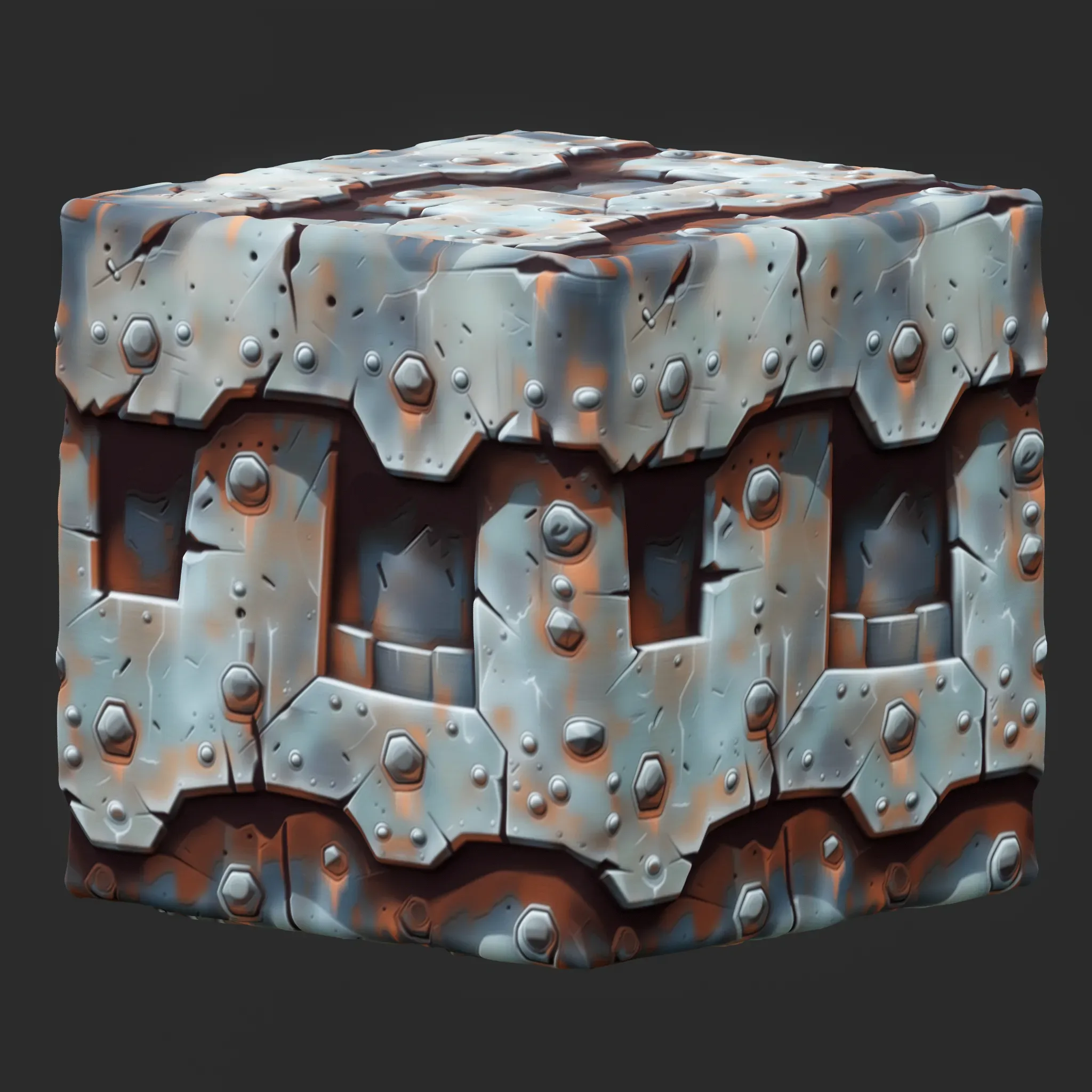 Stylized Metal Seamless Texture