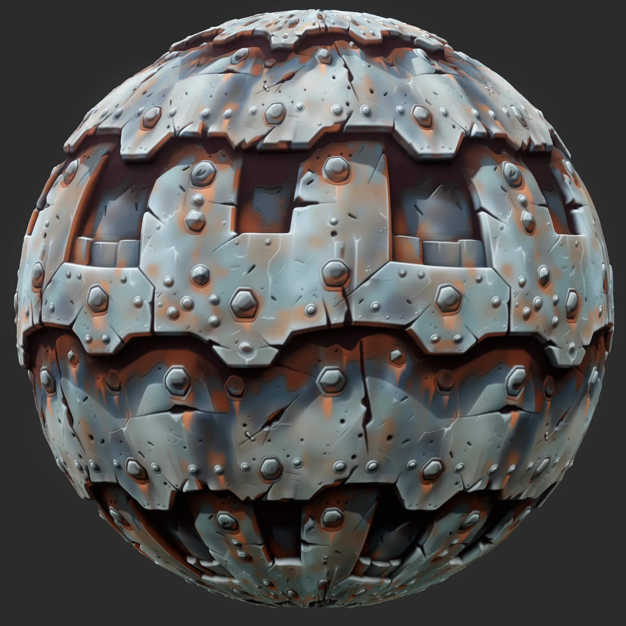 Stylized Metal Seamless Texture