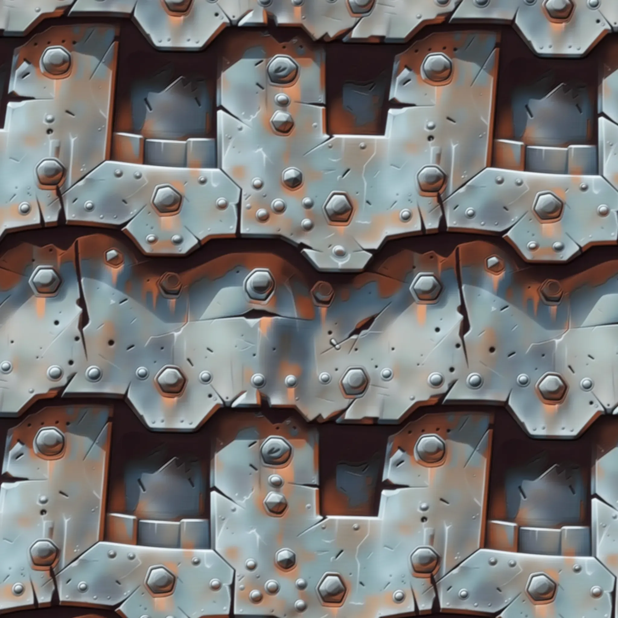 Stylized Metal Seamless Texture