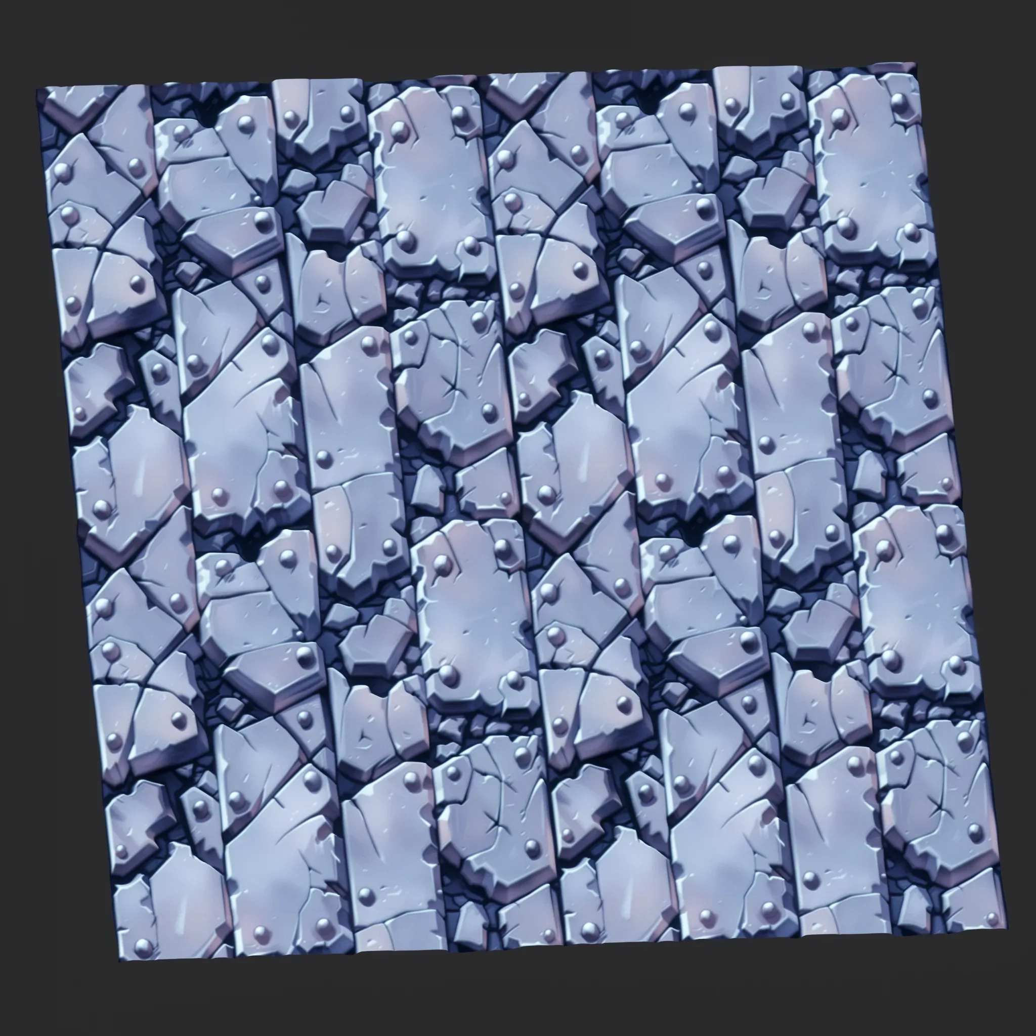 Stylized Metal Seamless Texture