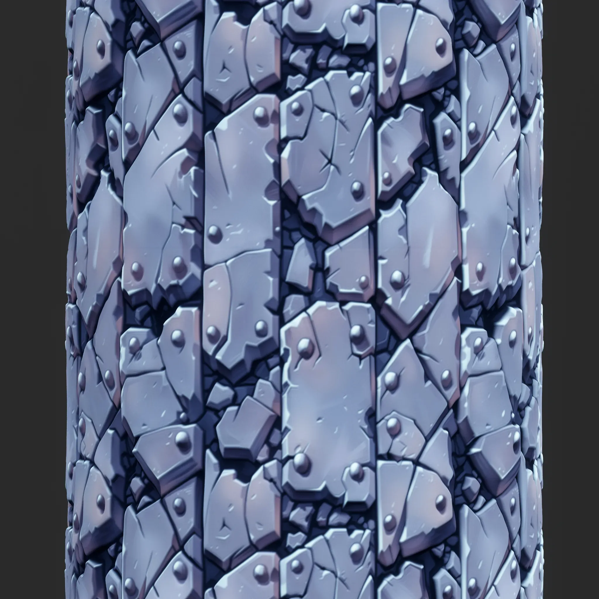 Stylized Metal Seamless Texture