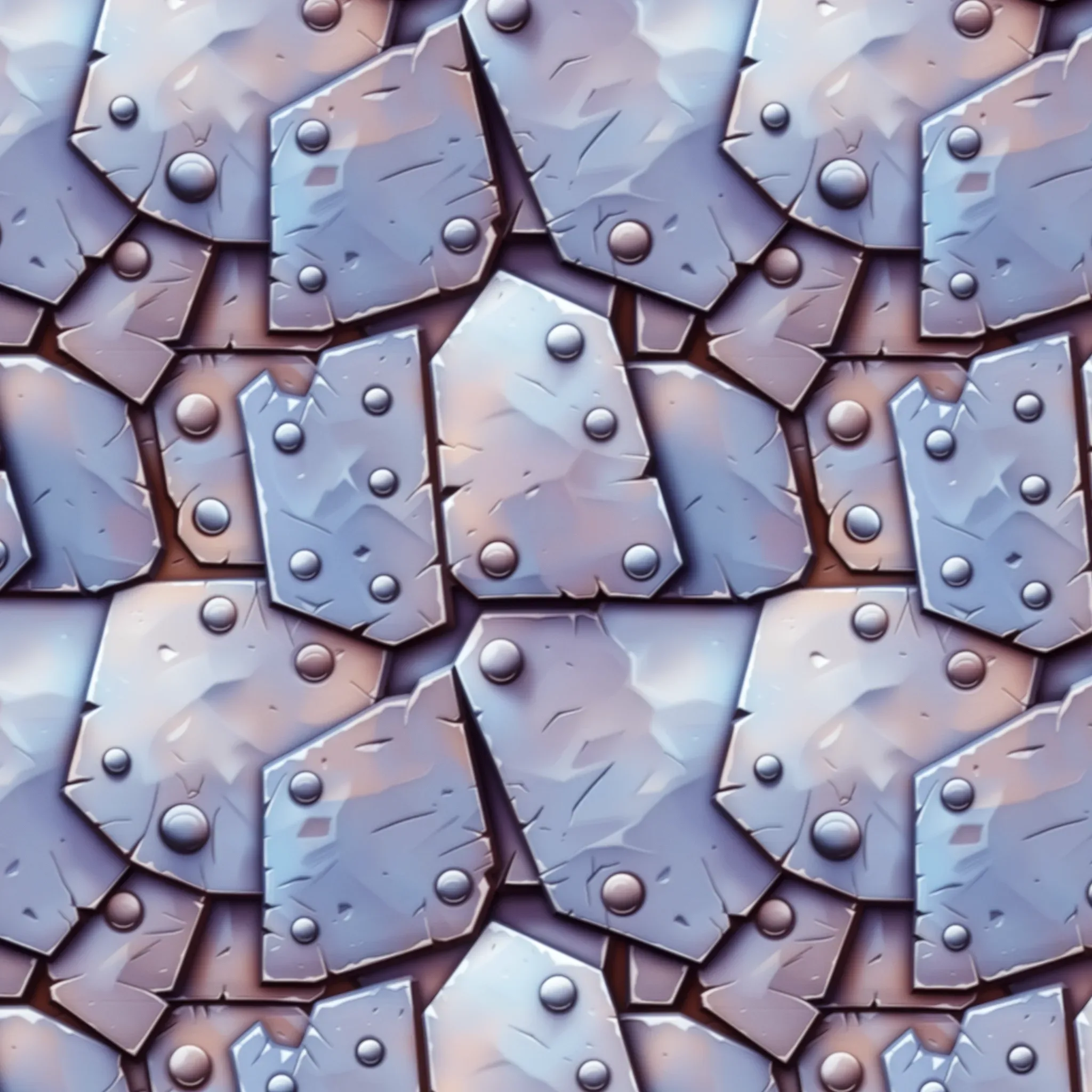 Stylized Metal Seamless Texture