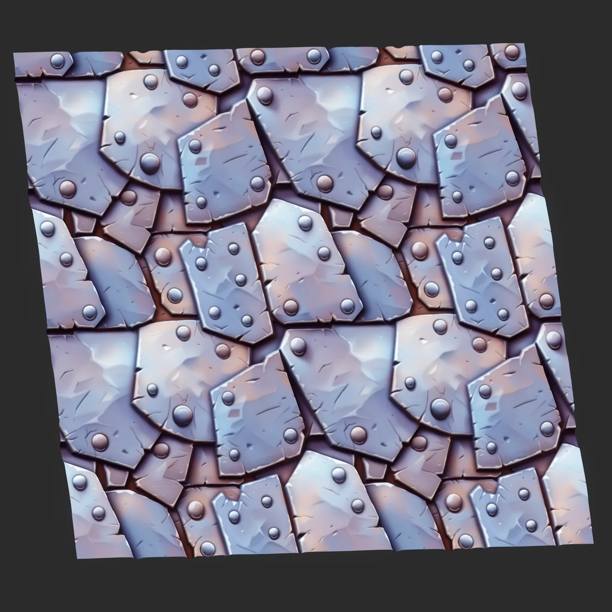 Stylized Metal Seamless Texture