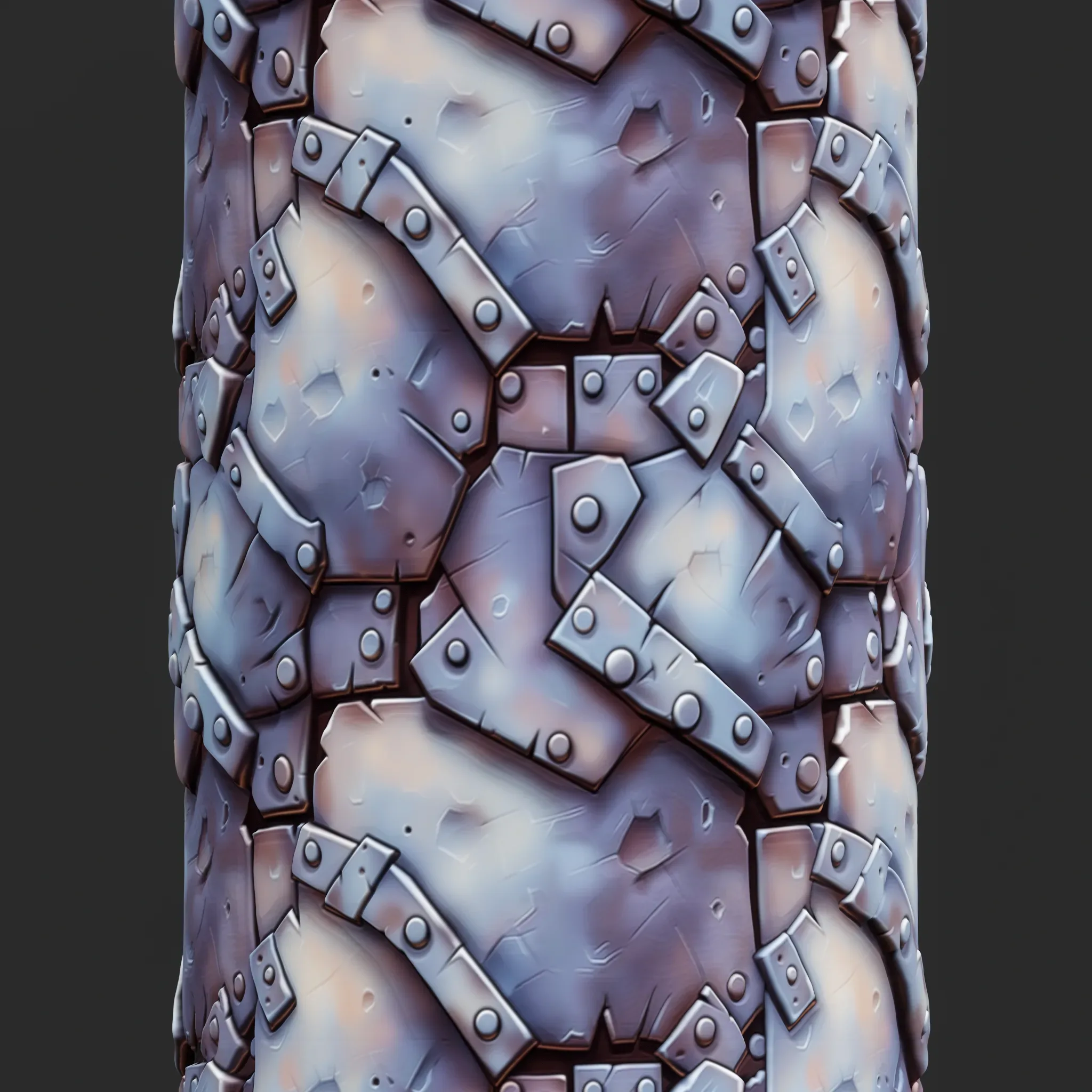 Stylized Metal Seamless Texture