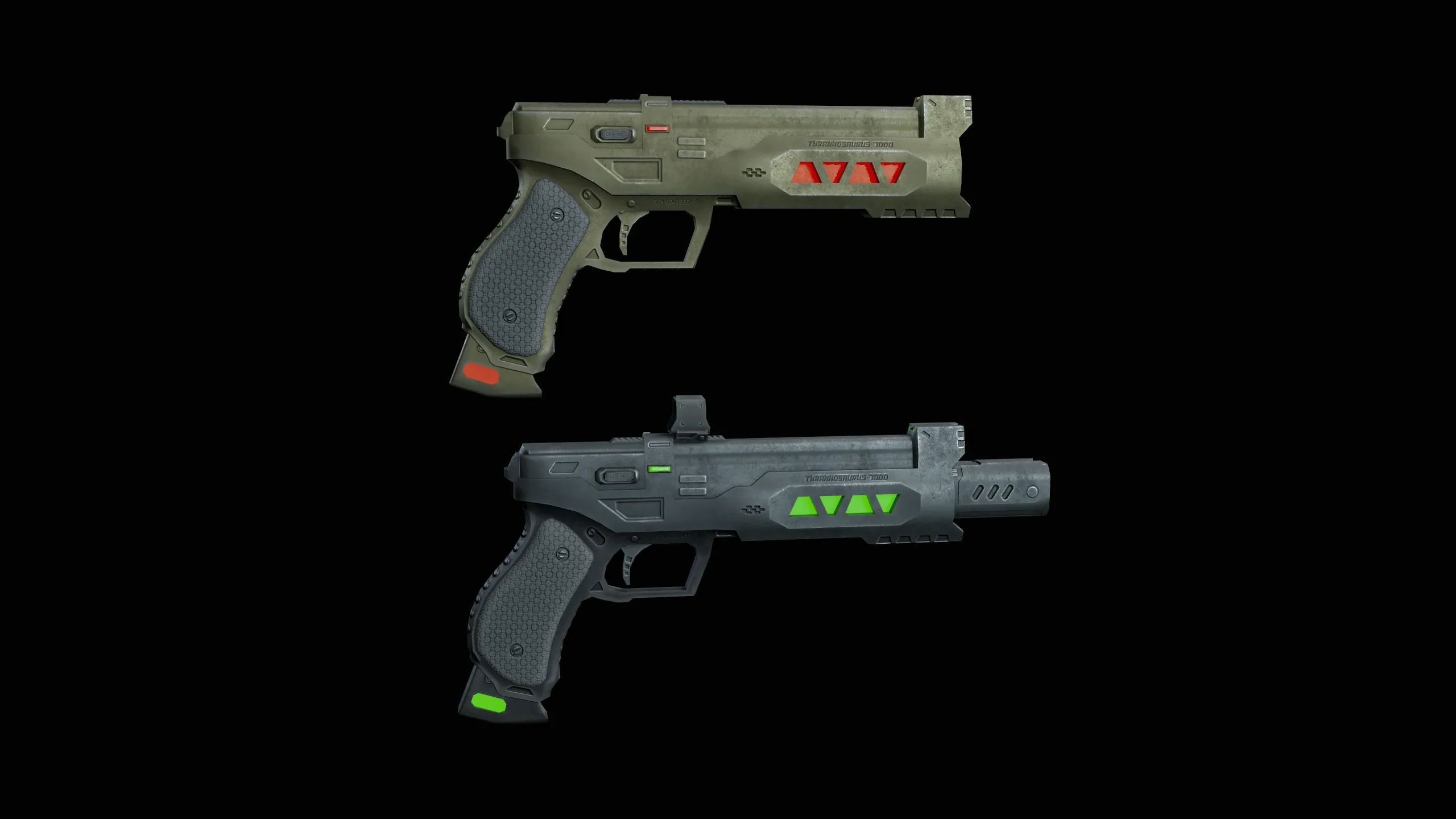 Sci-Fi Pistol "Tyrannosaurus"