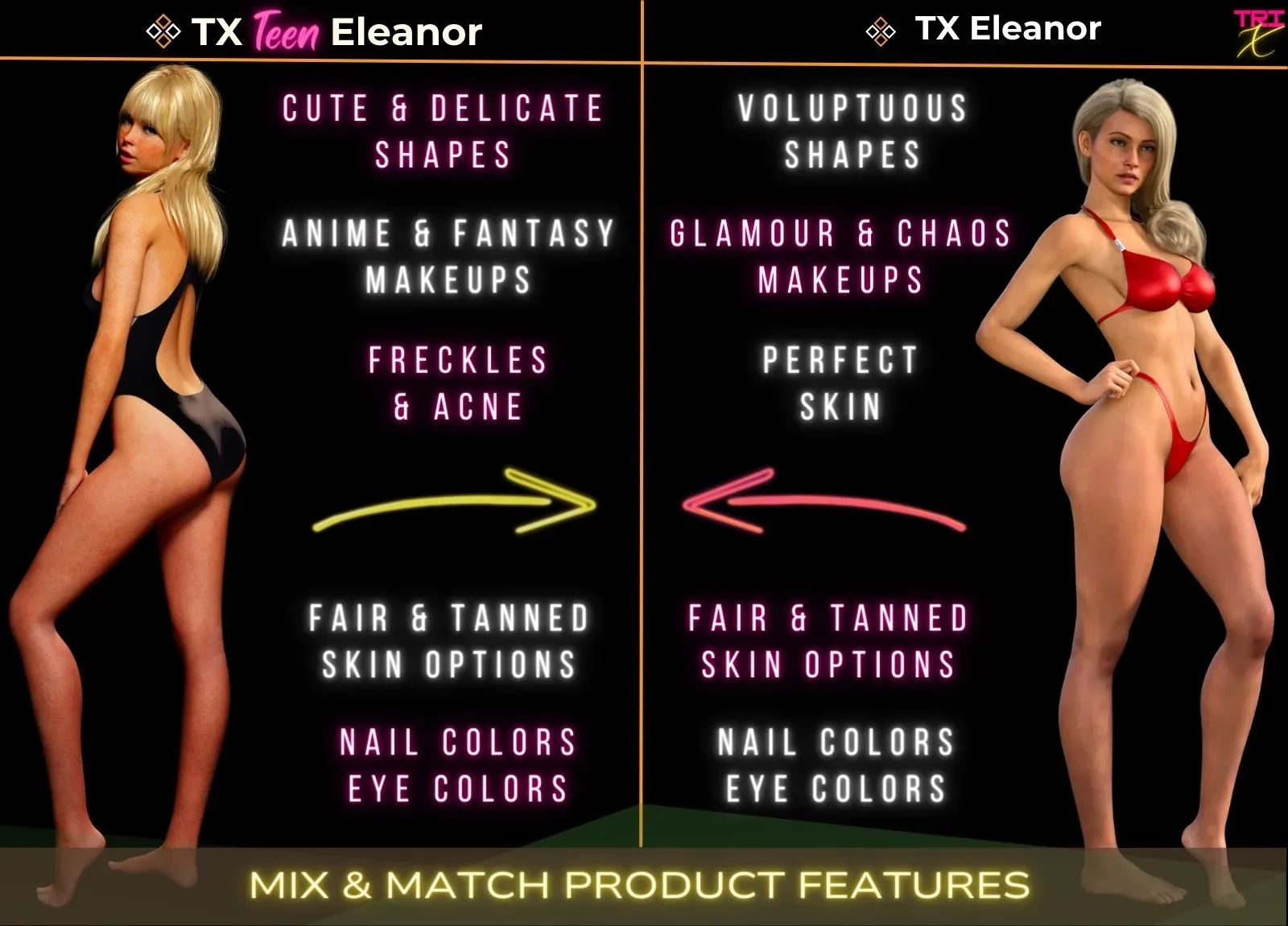 TX Teen Eleanor Premium Pack for G9 G8 G8.1