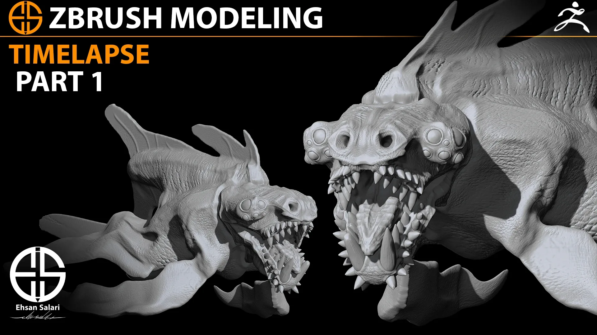 Sea ​​creature-Zbrush character-Creature 3d model