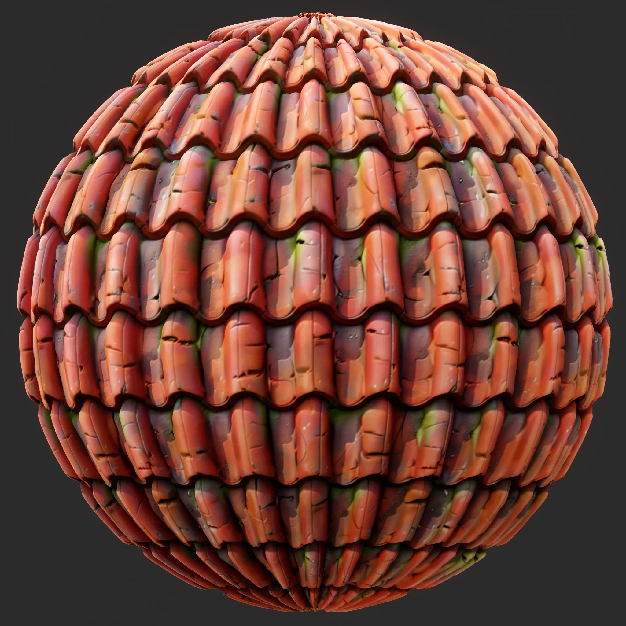 Stylized Roof Seamless Texture