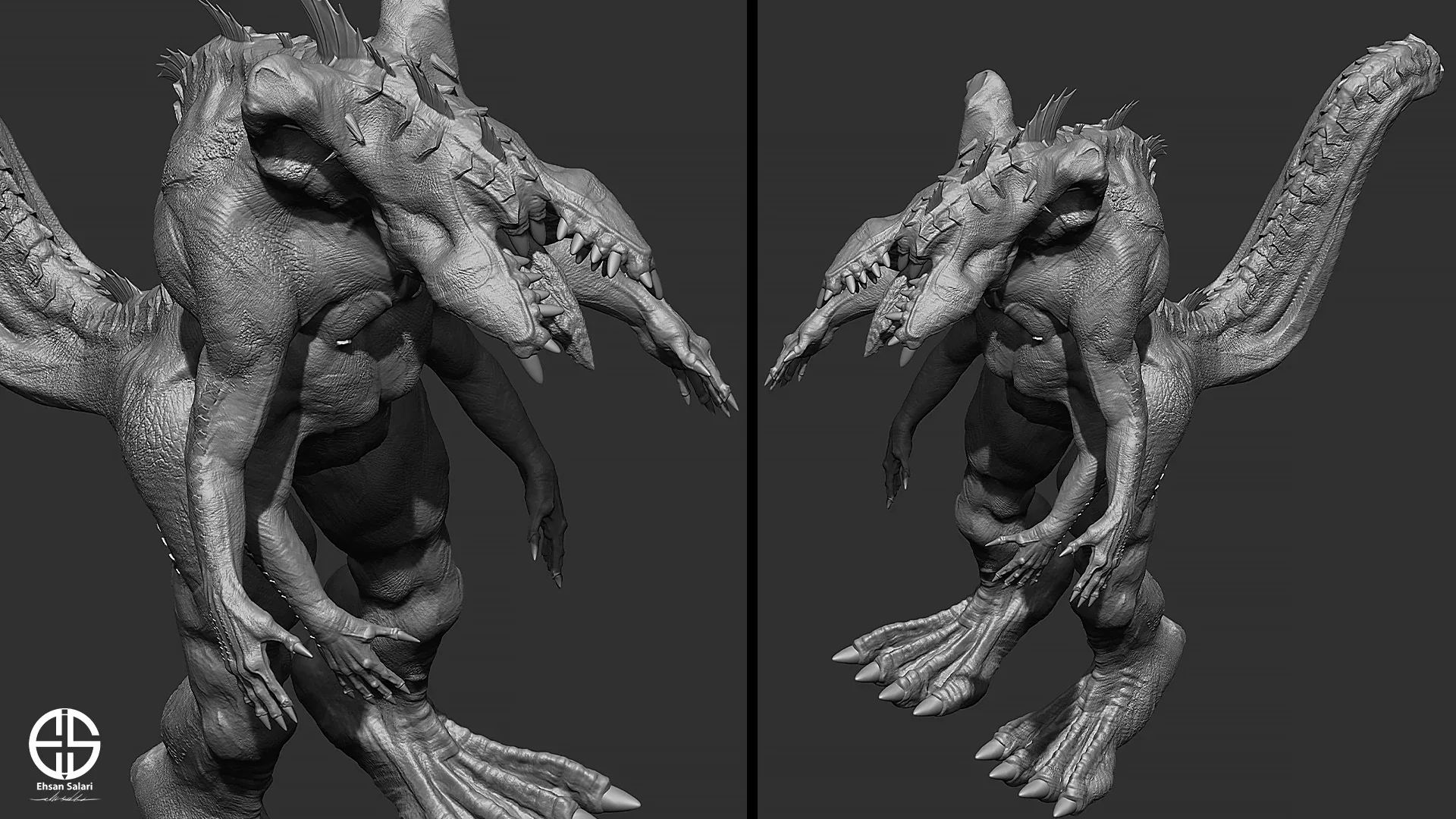 Full 3D Model Creature-3D character model