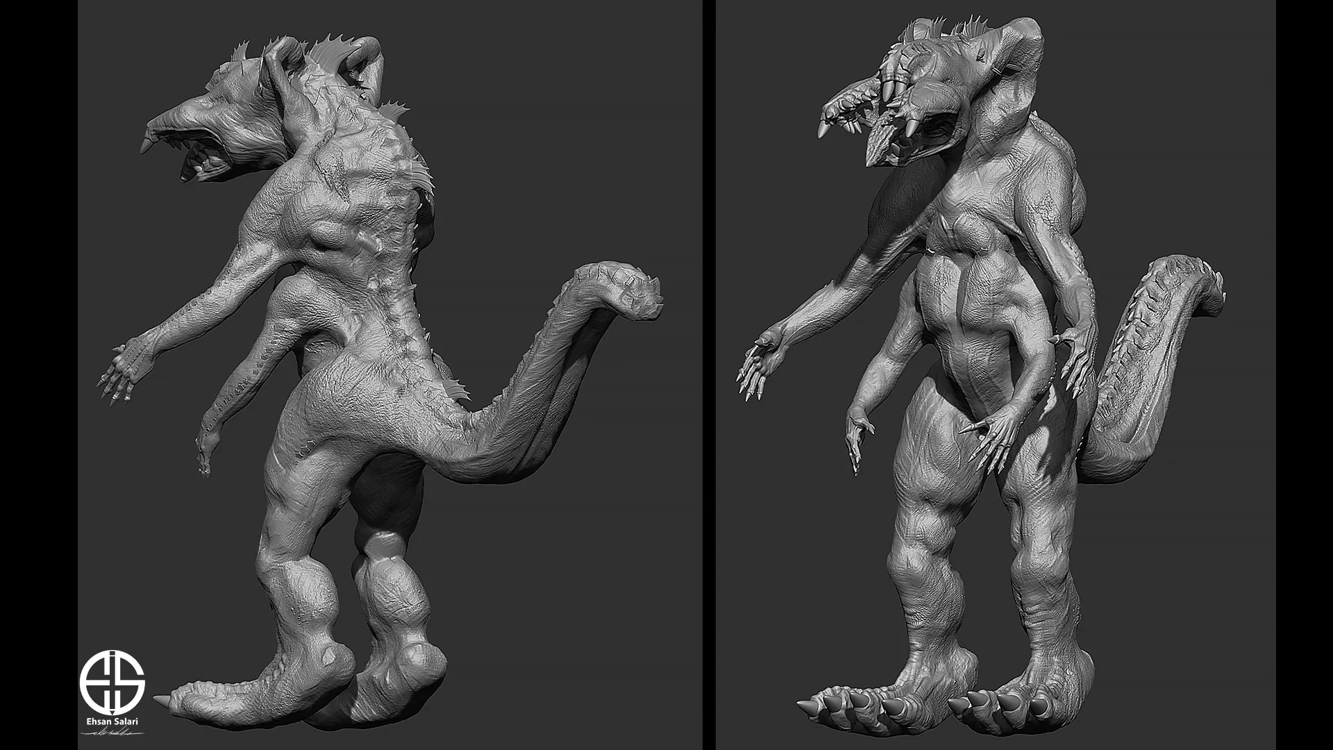 Full 3D Model Creature-3D character model