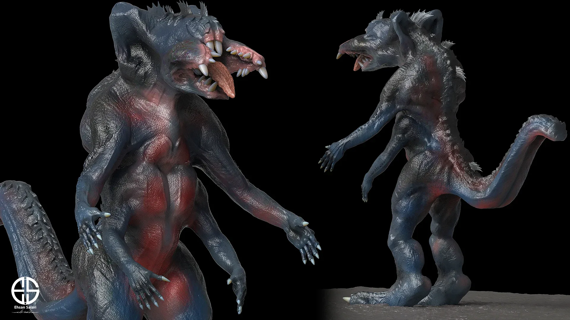 Full 3D Model Creature-3D character model