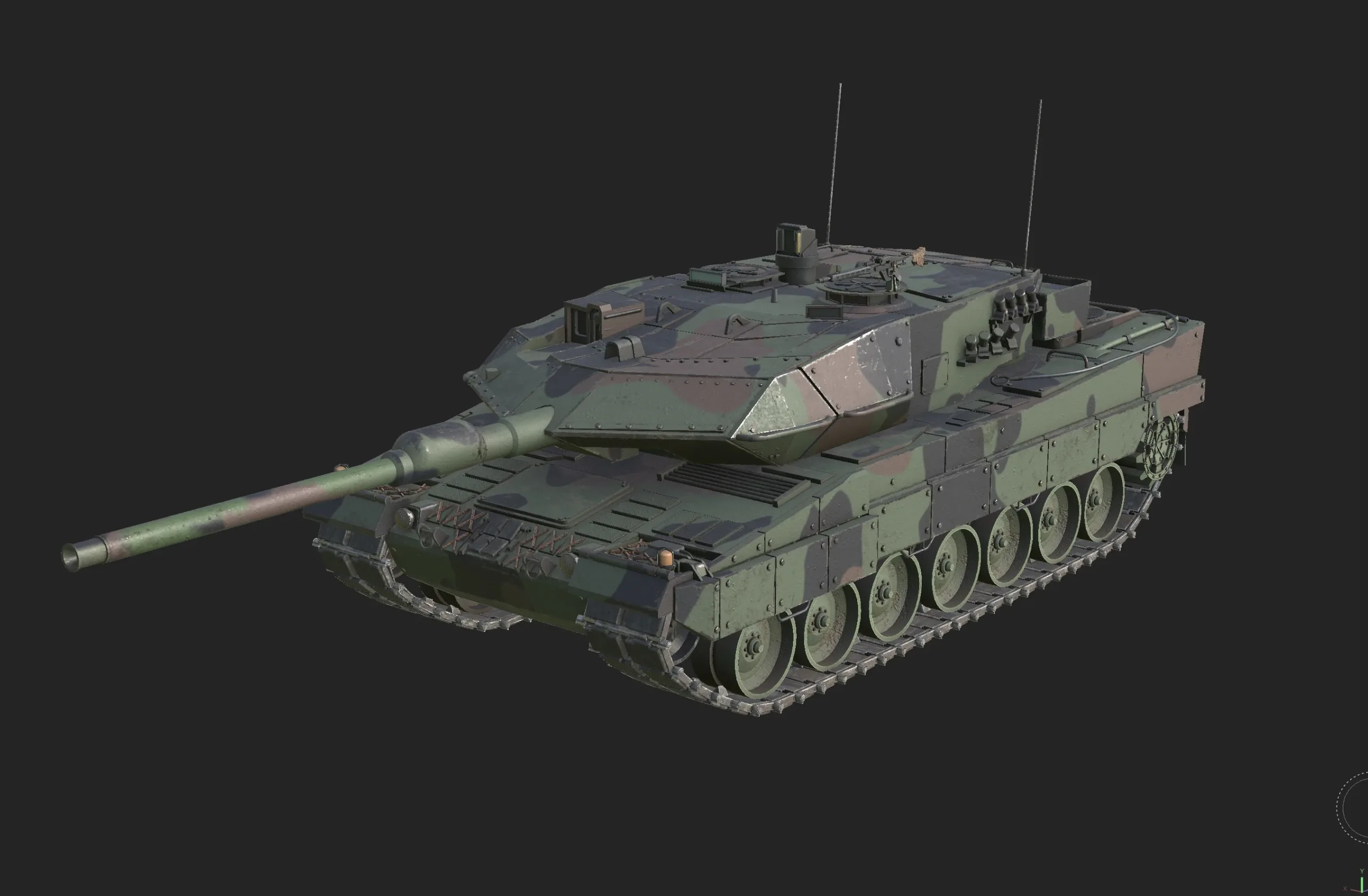 Leopard 2A6 Battle Tank