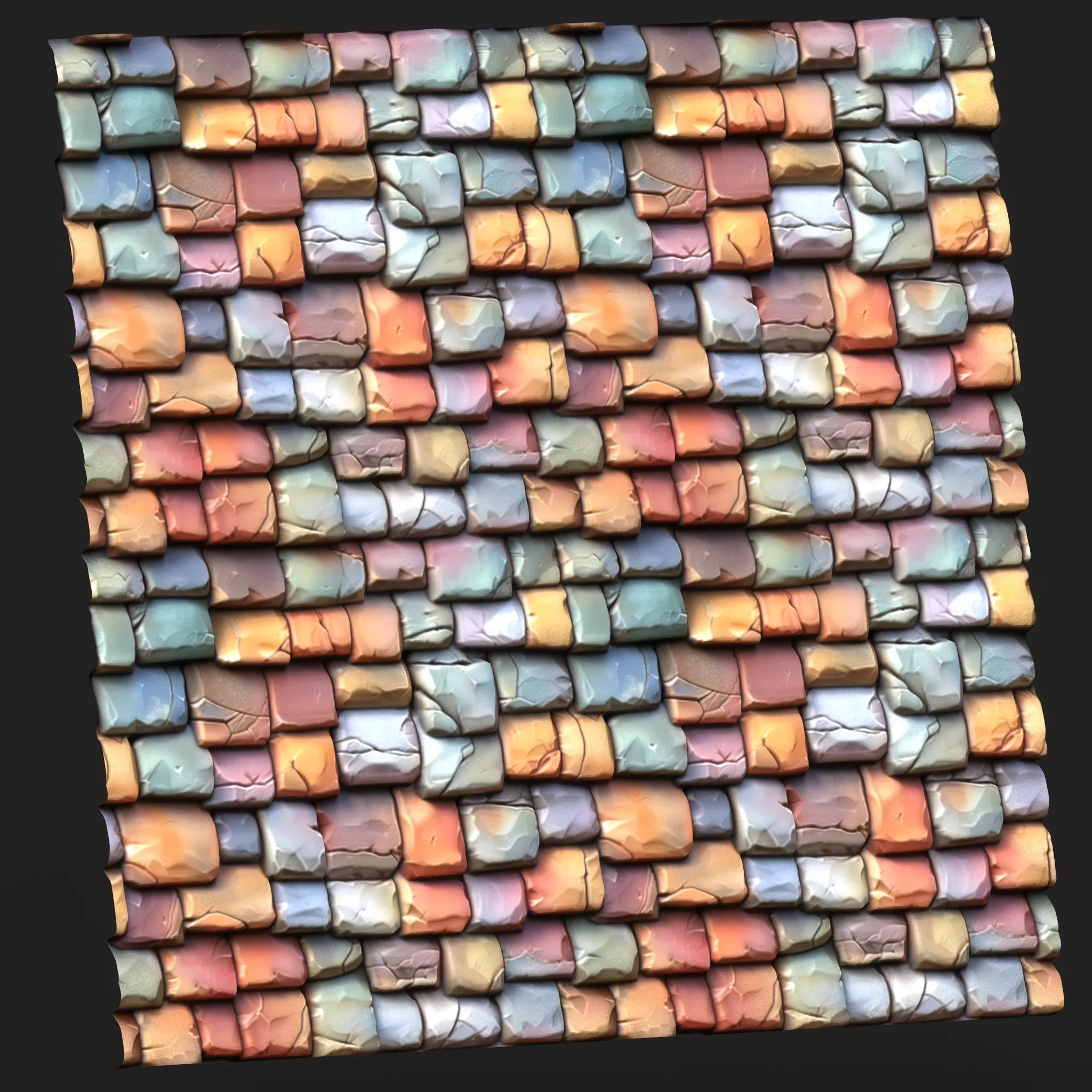 Stylized Roof Seamless Texture