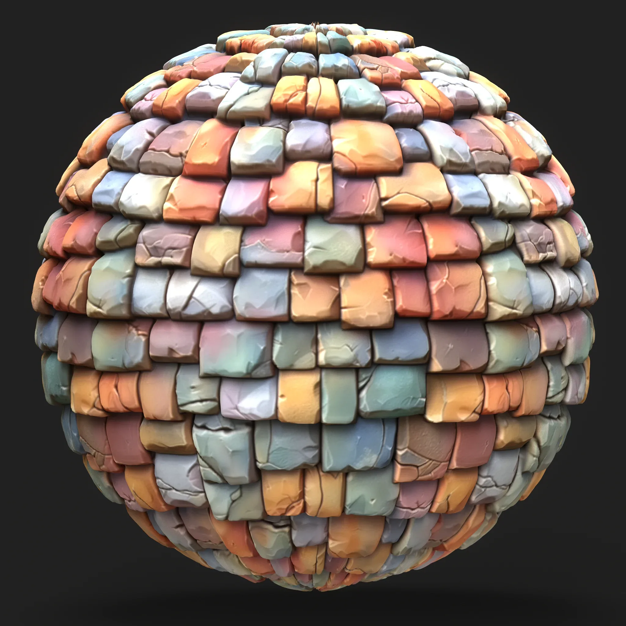 Stylized Roof Seamless Texture